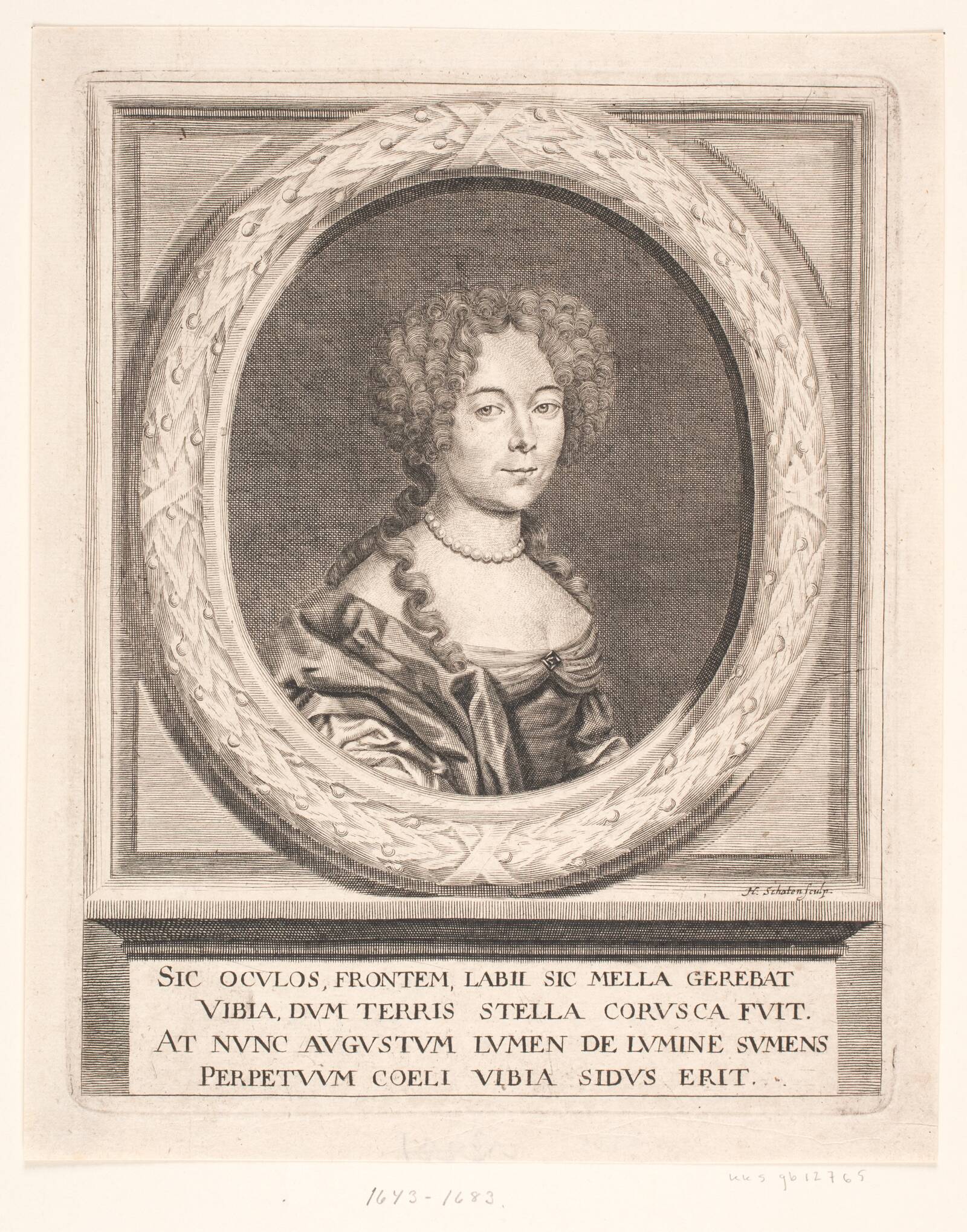 Margrethe Cathrine Vibe, Hubert Schaten, 1643-1683