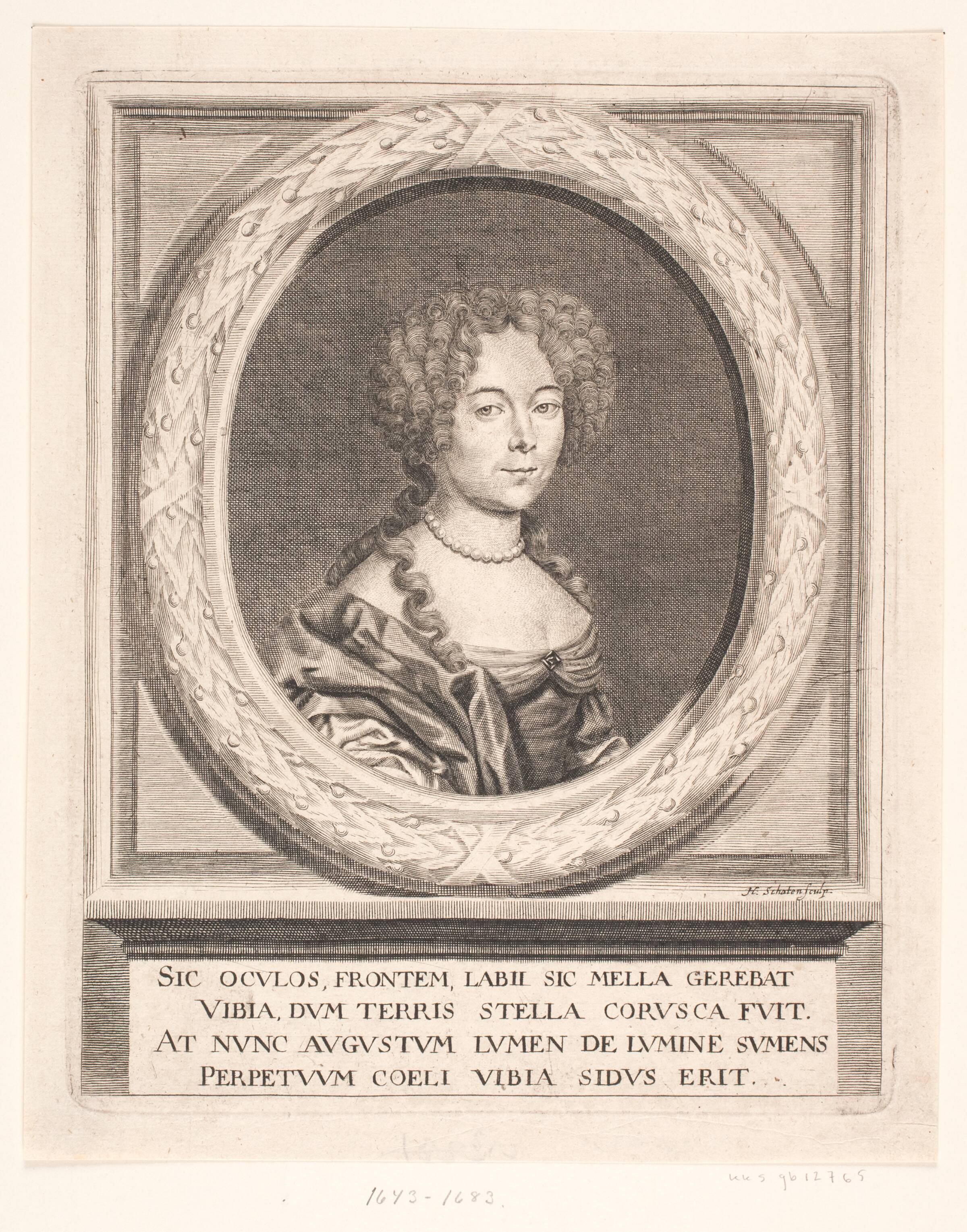 Margrethe Cathrine Vibe, Hubert Schaten, 1643-1683