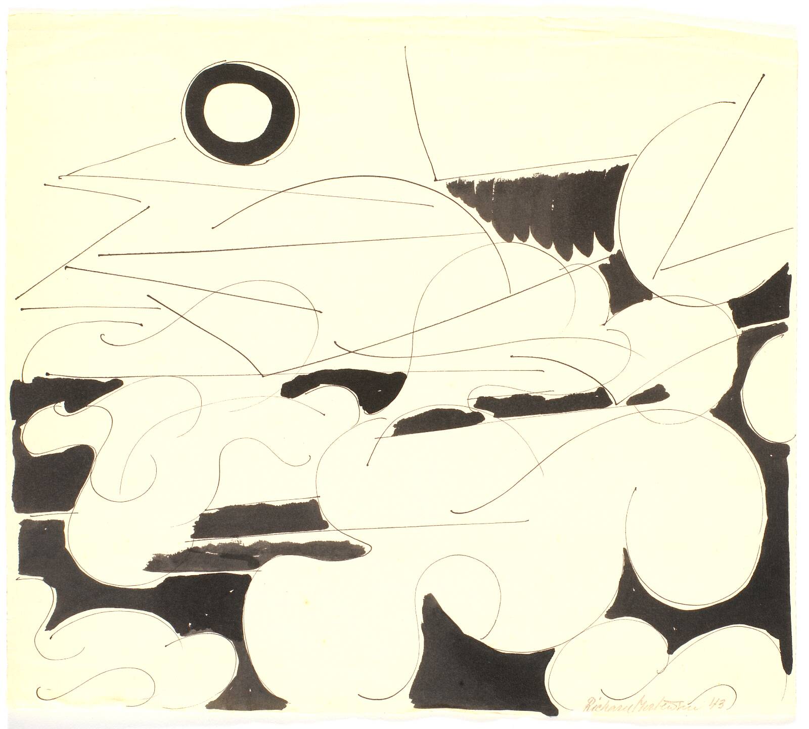 Skylandskab, Richard Mortensen, 1944-1946
