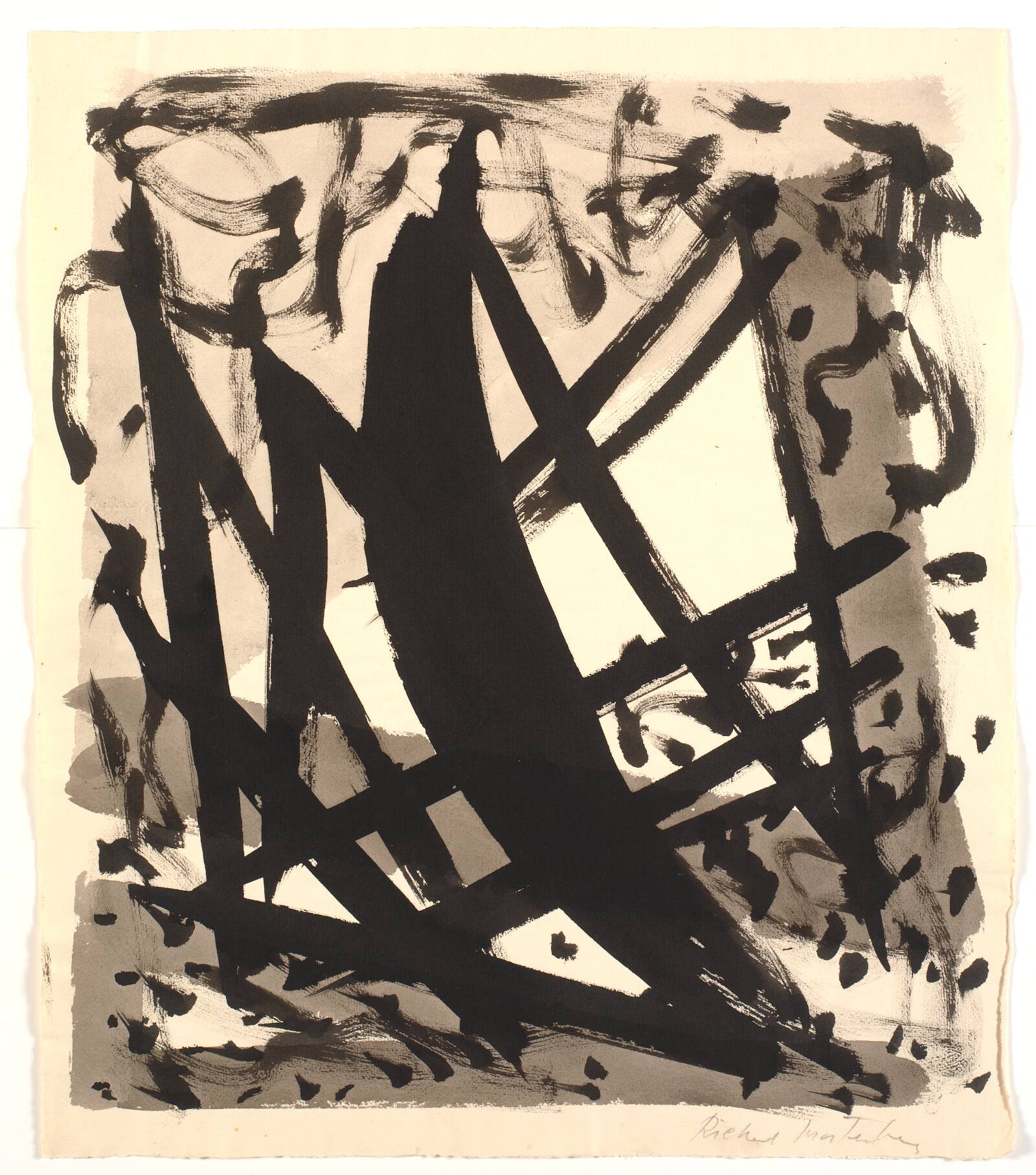Uden titel, Richard Mortensen, 1947-1949