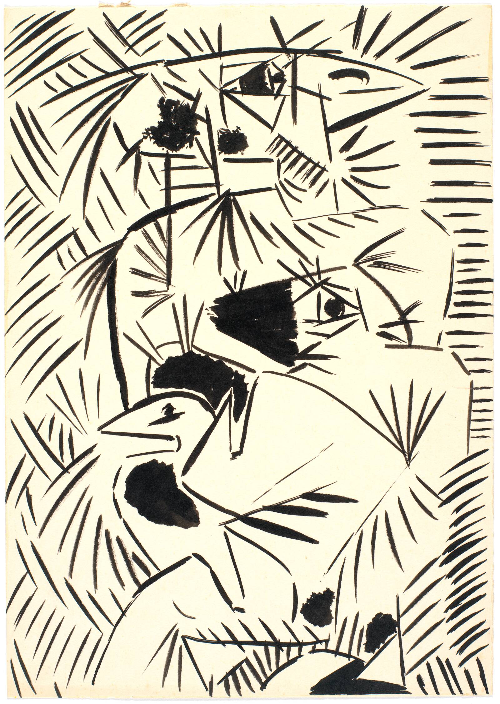 Biomorf figuration, Richard Mortensen, 1938-1940