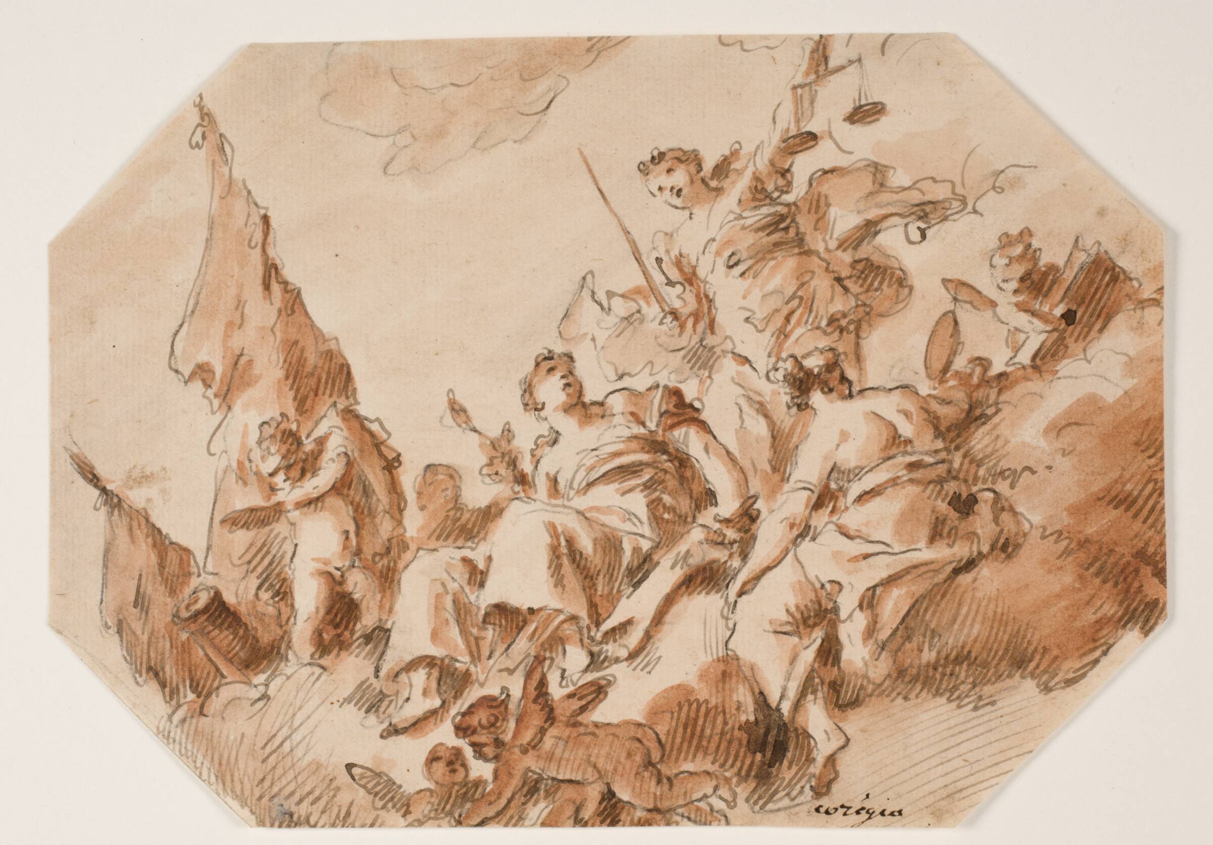 Retfærdigheden, Freden og Fornuften, Gaspare Diziani, 1689-1767
