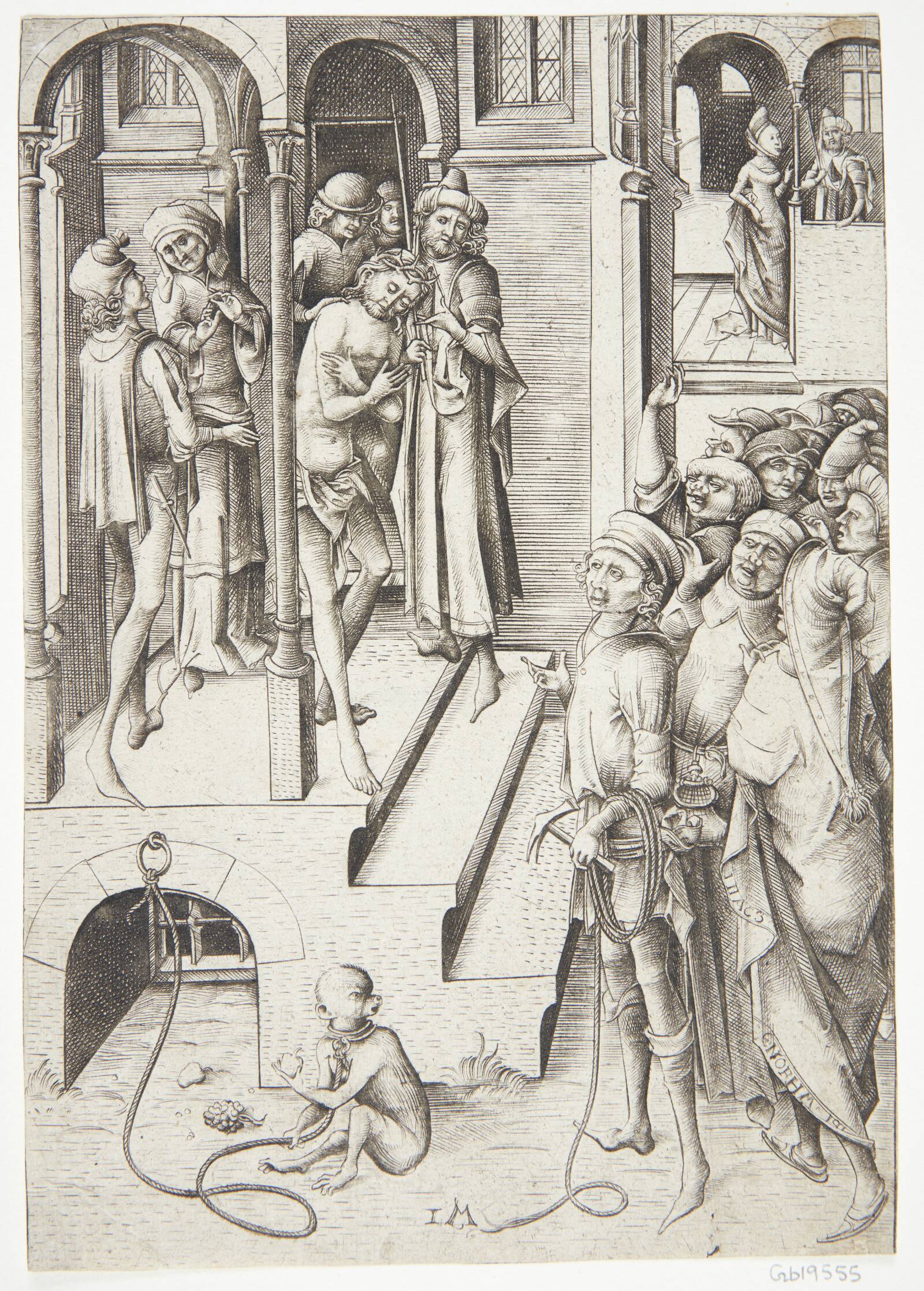 Ecce homo, Israhel van Meckenem, 1440-1503