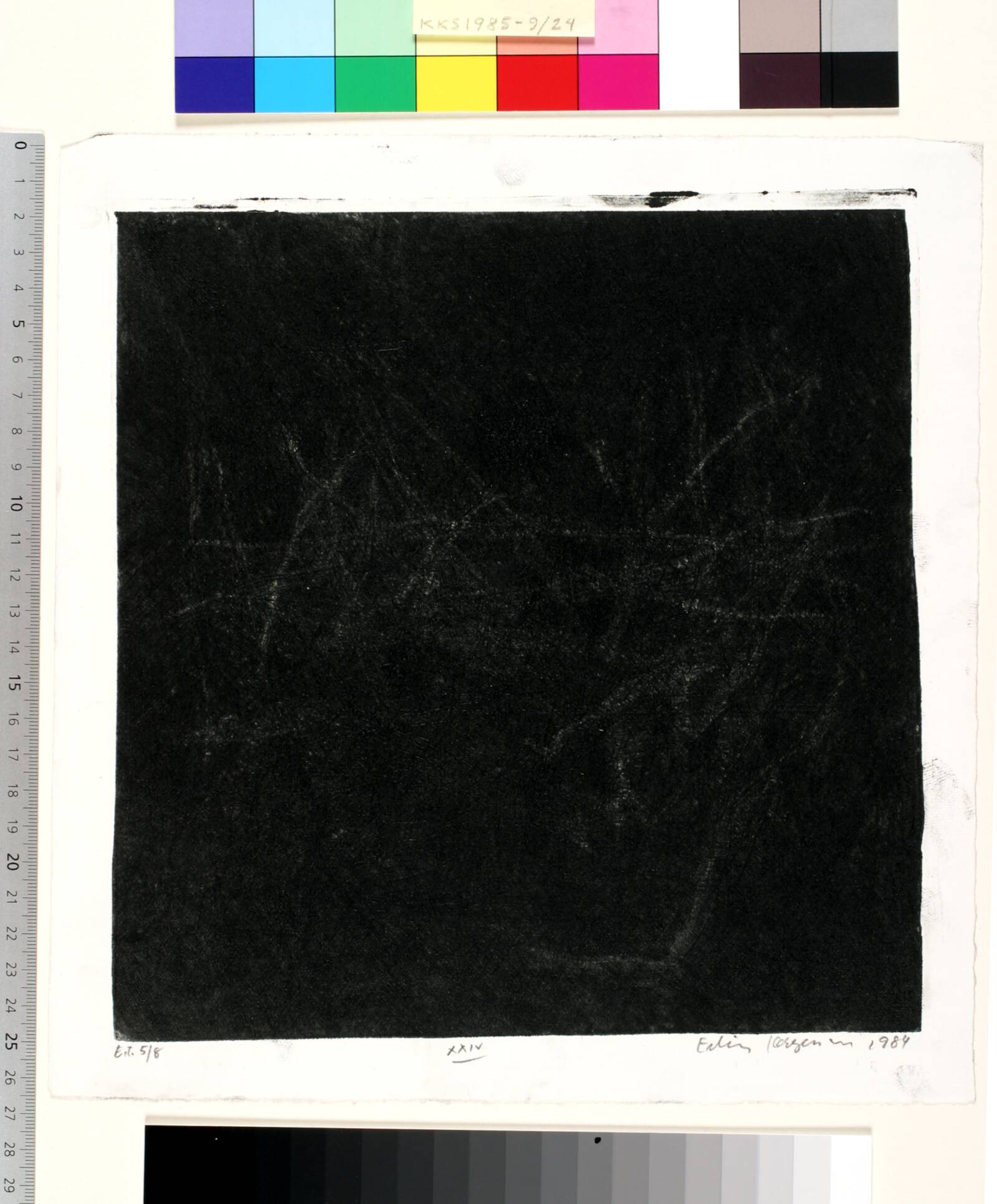 Dagbogsblad XXIV, Erling Jørgensen, 1984
