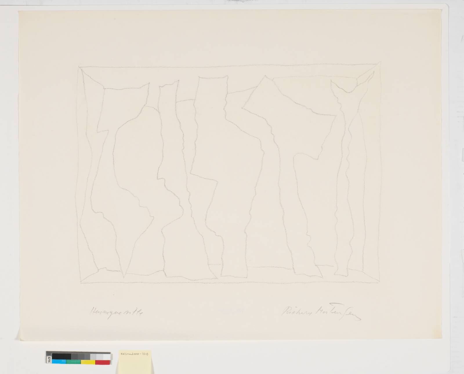 Uden titel, Richard Mortensen, 1956-1958