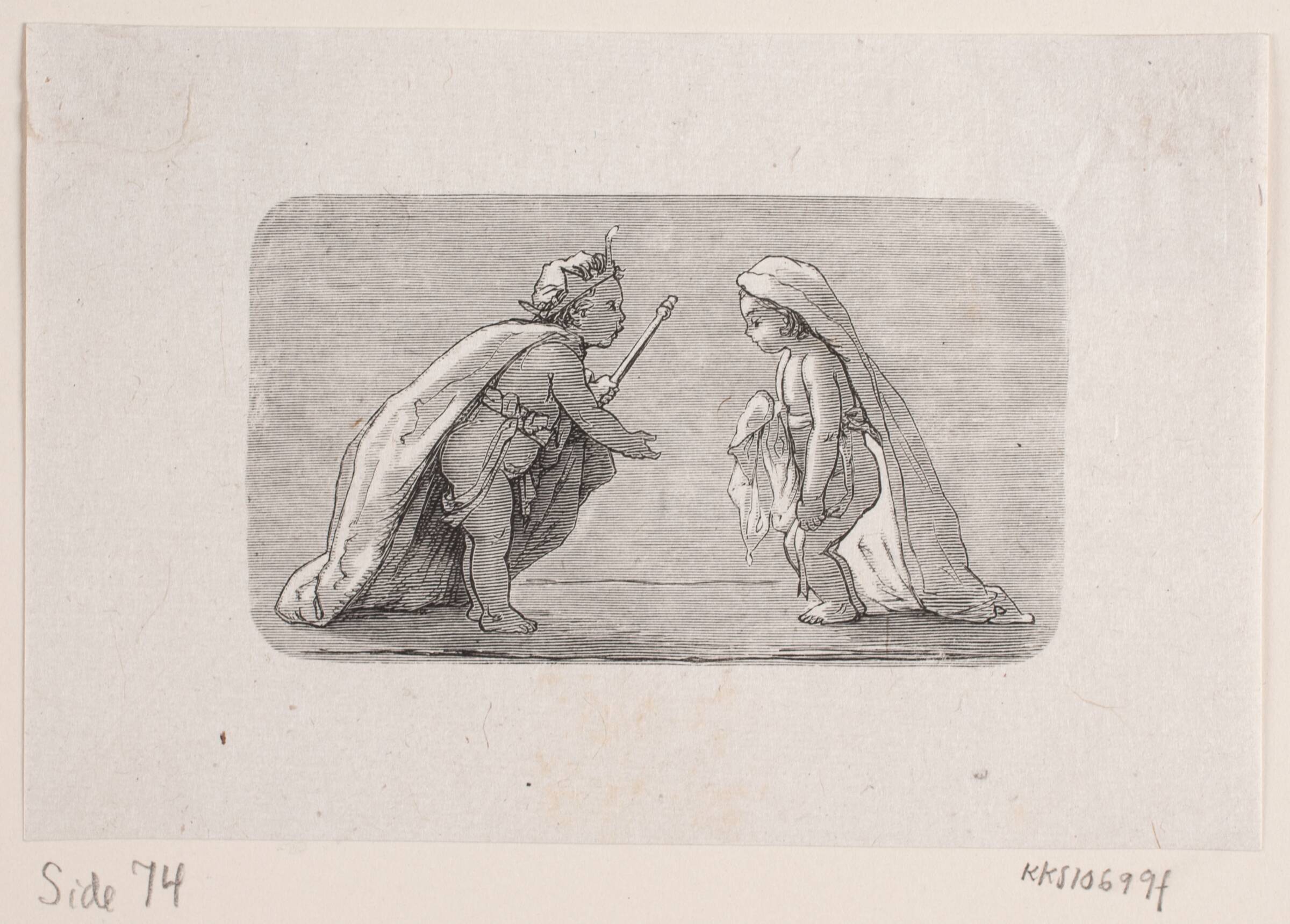 Vignet til "I Valladolid", Waldemar Bøhme, 1878
