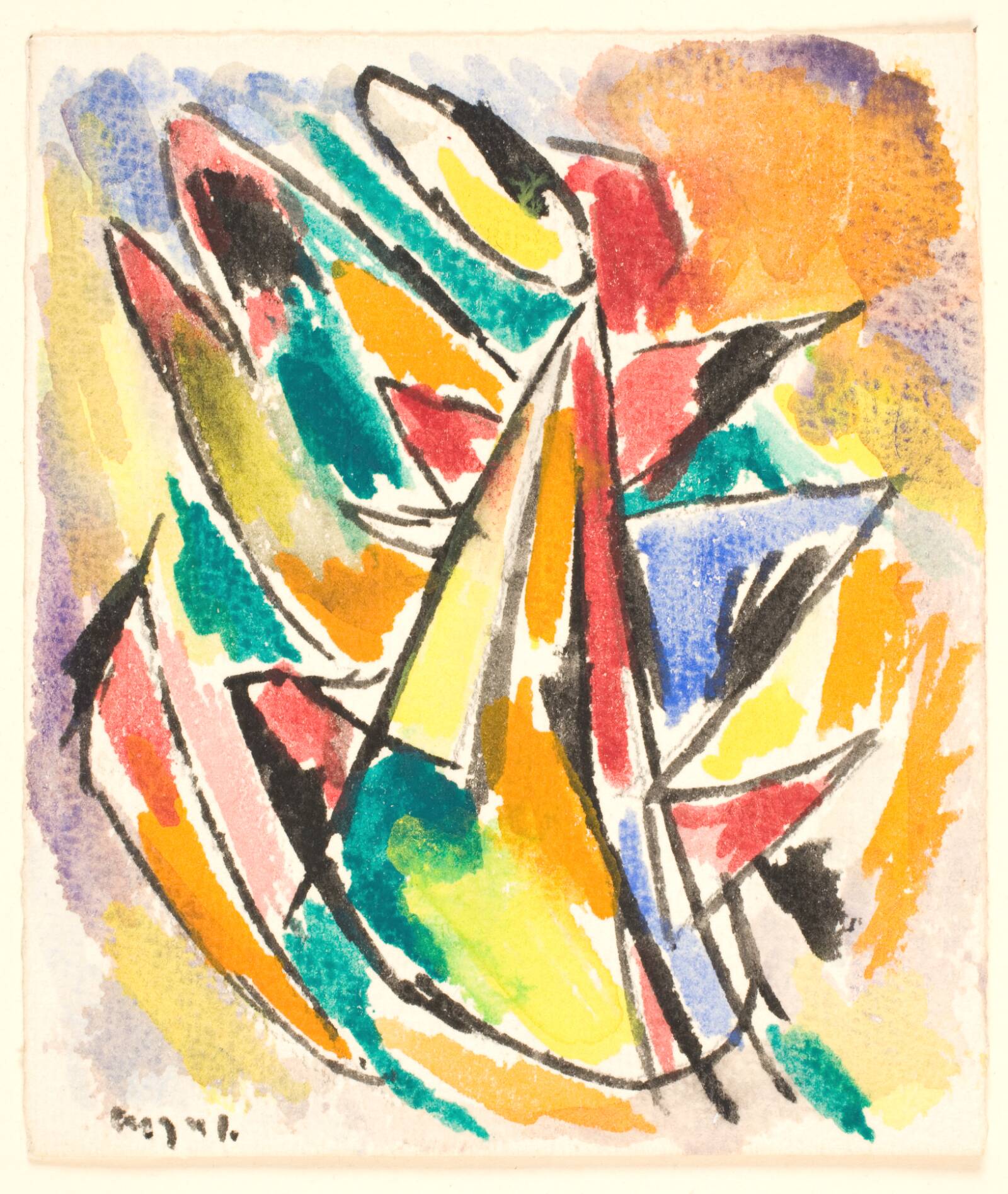 Komposition, Asger Jorn, 1944