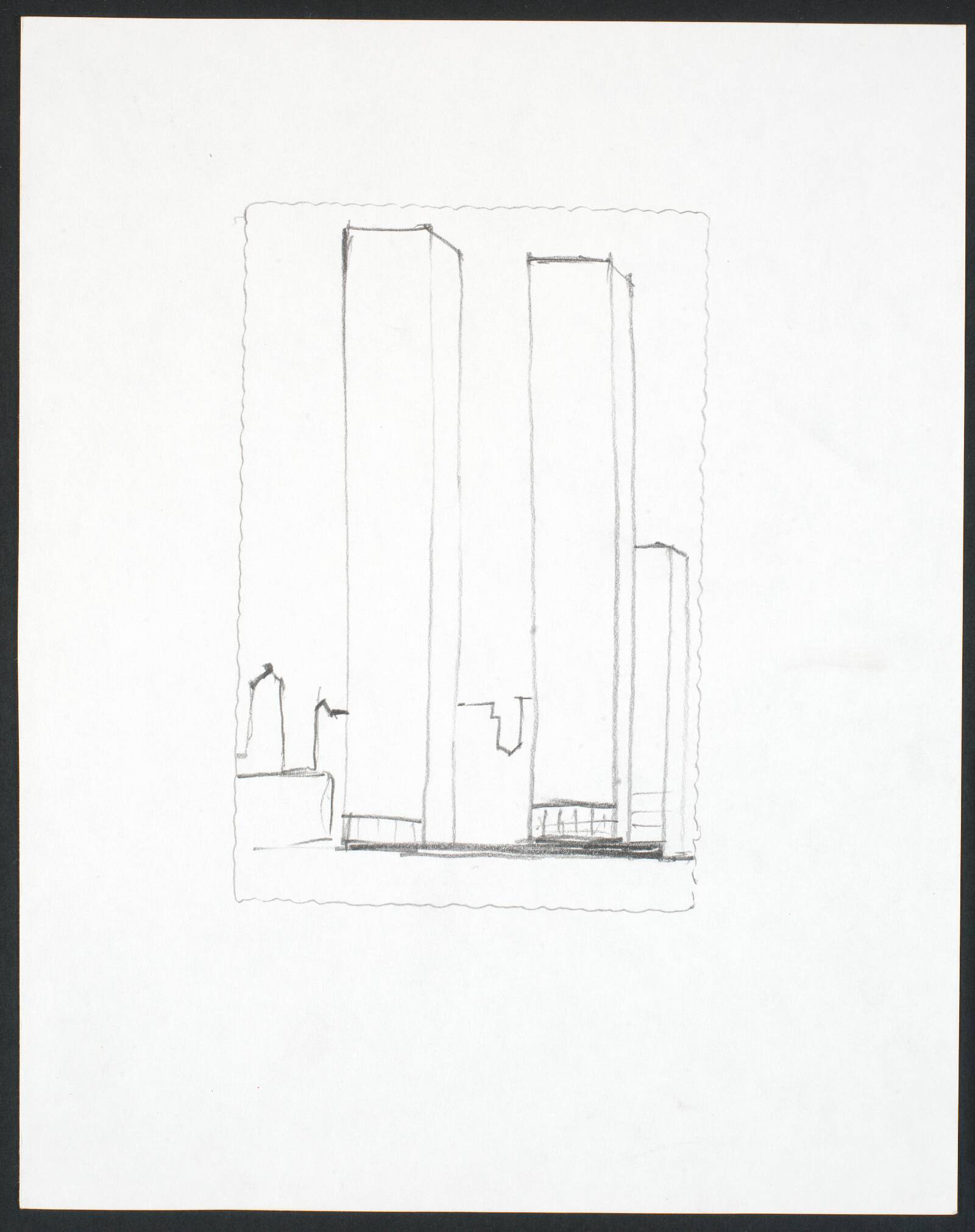 Tegning. New York, Lone Høyer Hansen, 1984
