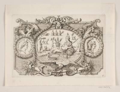 Vignet til Frederik Lodvig Norden, "Voyage d'Egypte et de Nubie", København 1755