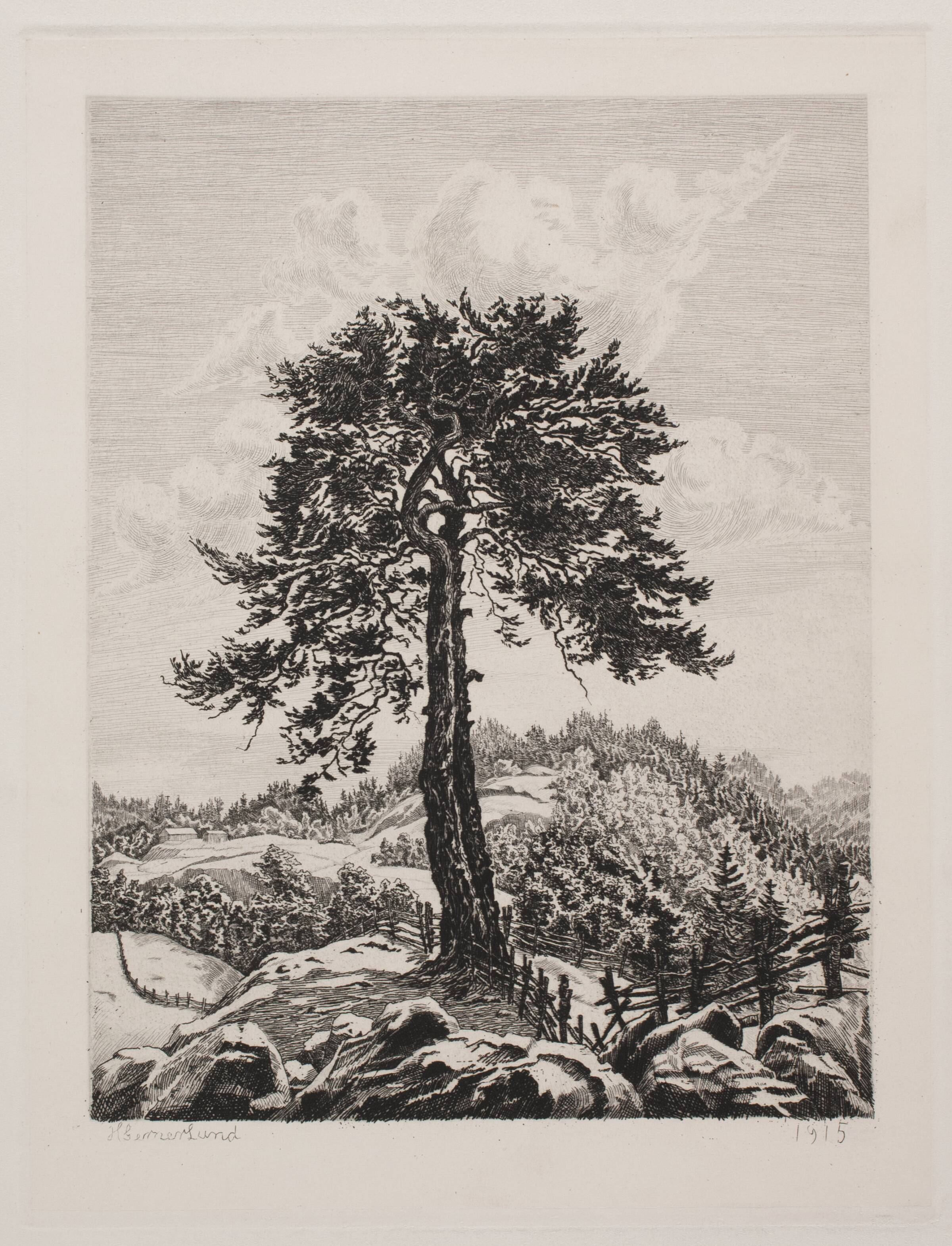Klippelandskab, H. Gerner Lund, 1915