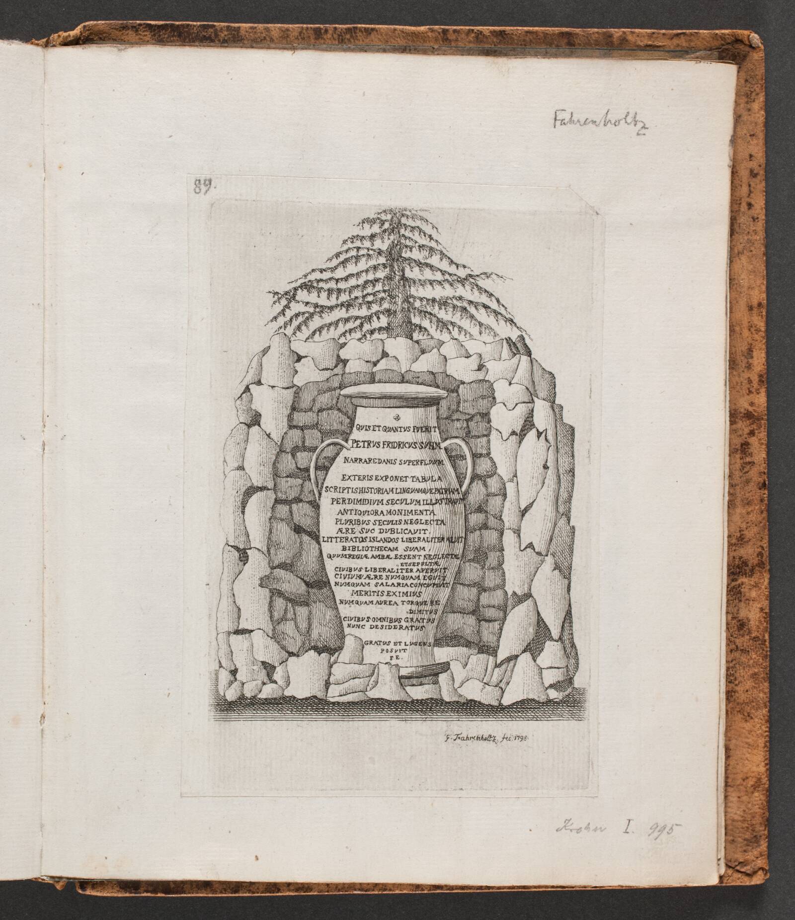 Suhuus Minde, Georg Fahrenholtz, 1798