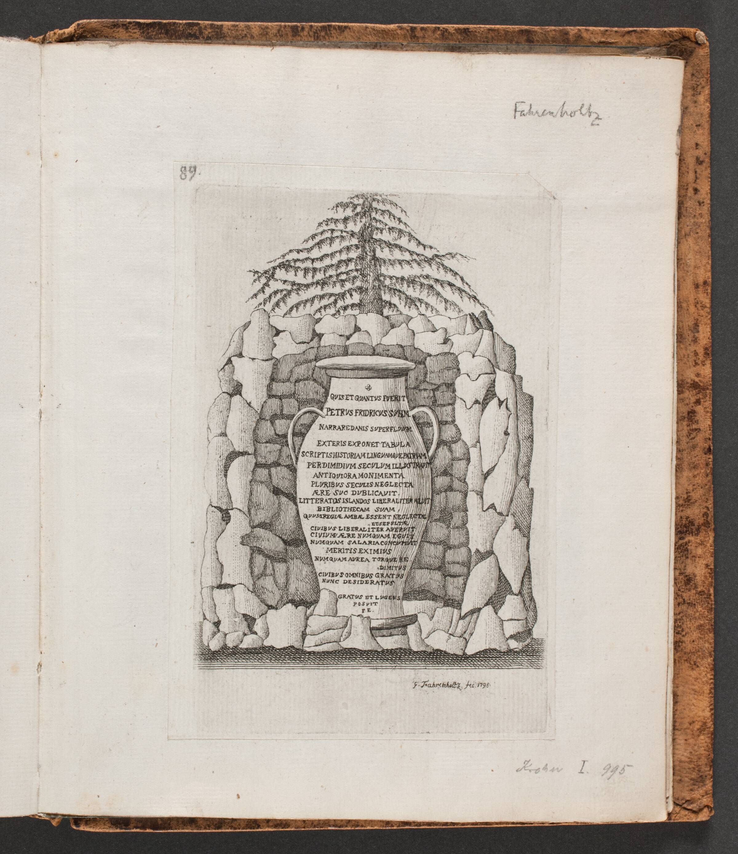 Suhuus Minde, Georg Fahrenholtz, 1798