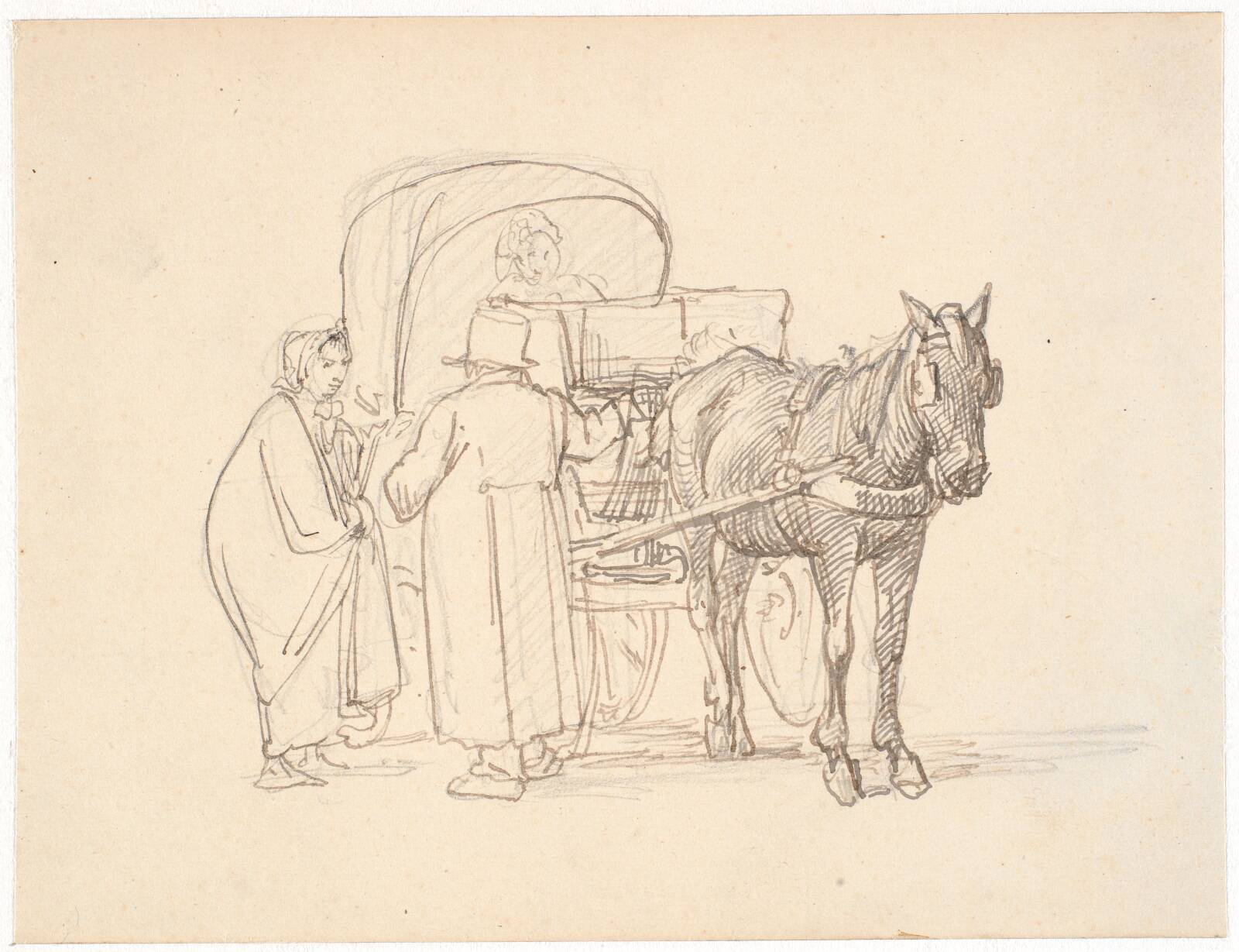 Kusken får besked, Wilhelm Marstrand, 1810-1873