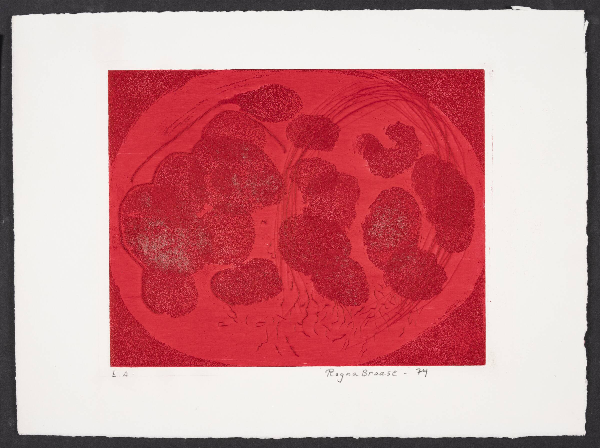 Uden titel, Ragna Braase, 1974