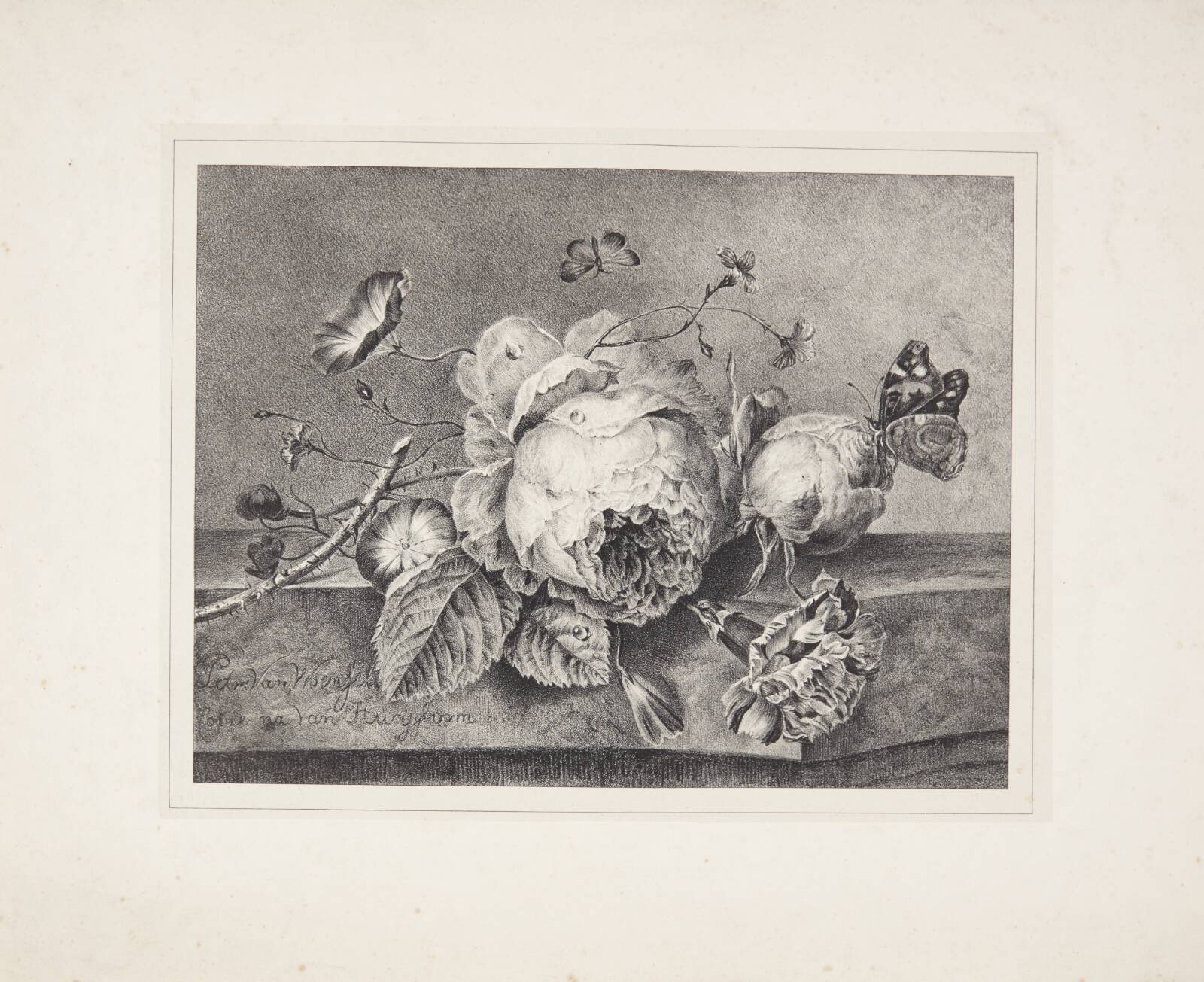 Blomsterstilleben, Petronella van Woensel, 1785-1839