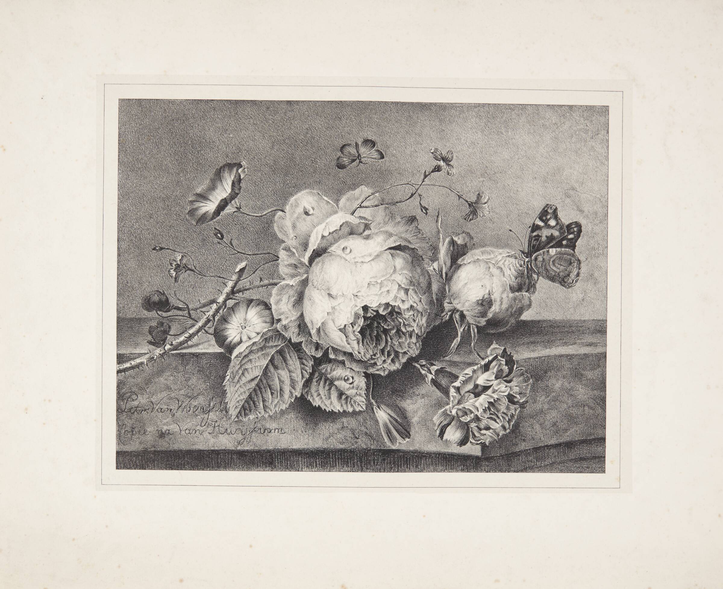 Blomsterstilleben, Petronella van Woensel, 1785-1839