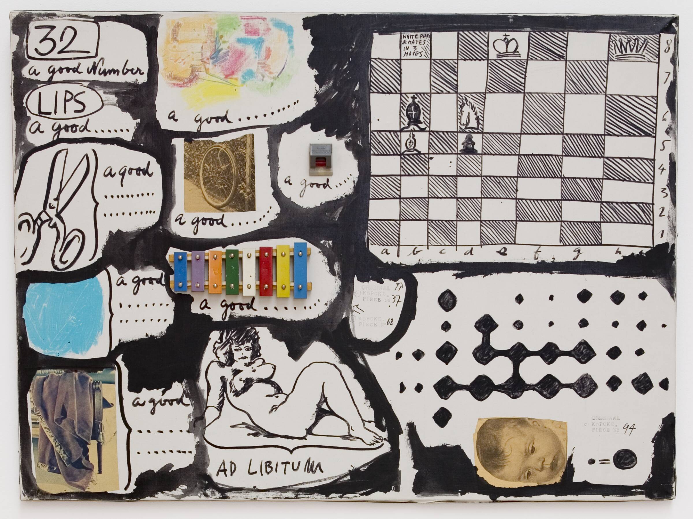 Læse- og arbejdsstykker no. 37 + 68 + 94, Arthur Köpcke, 1963-1966