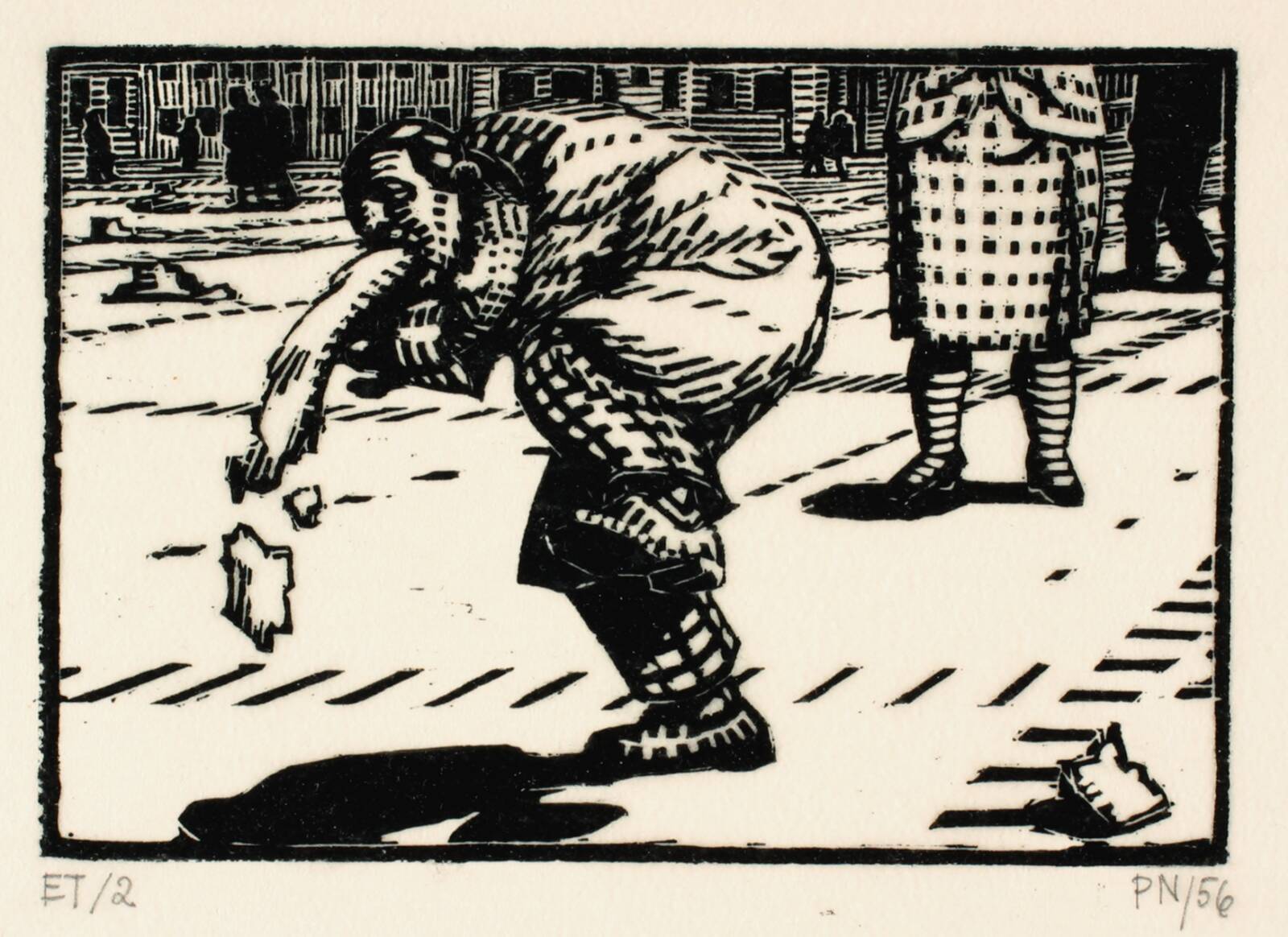 Isolation, væmmelse, Palle Nielsen, 1956