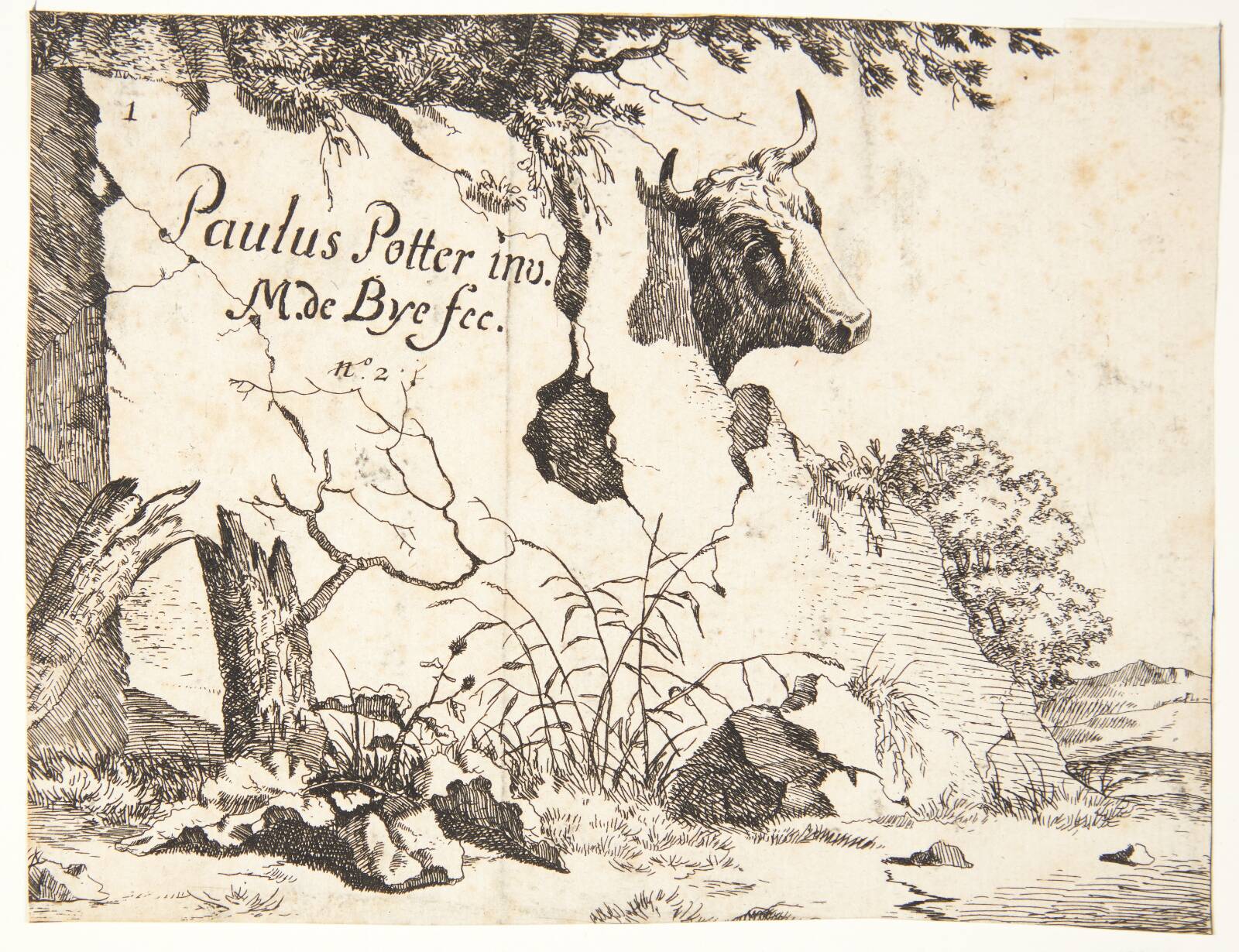 Titelblad til "Køer", Marcus de Bye, 1638-1690