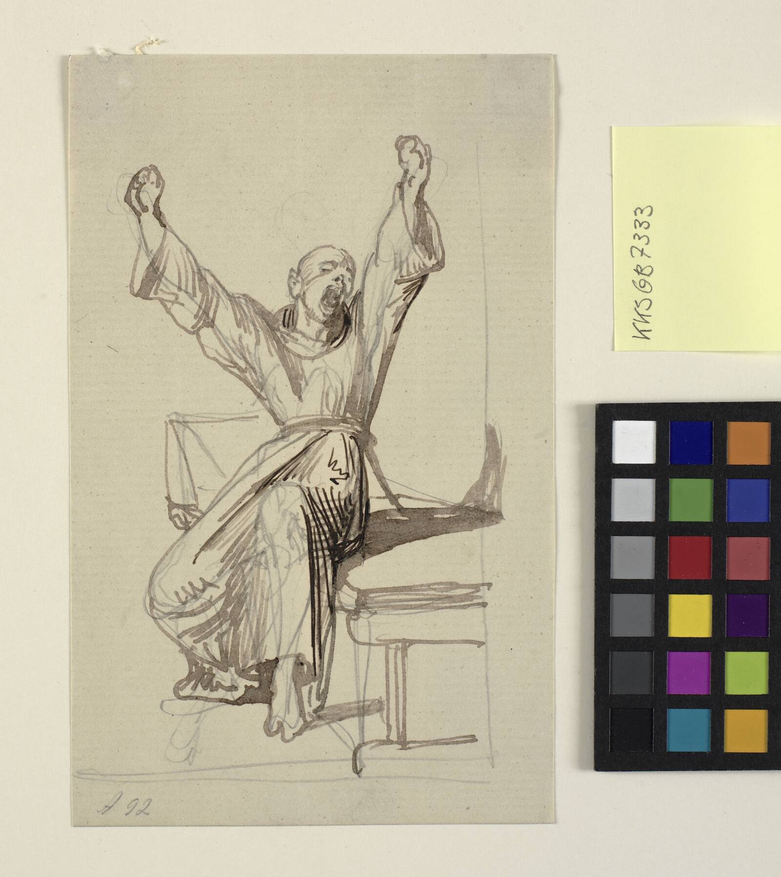 Gabende munk, Wilhelm Marstrand, 1810-1873