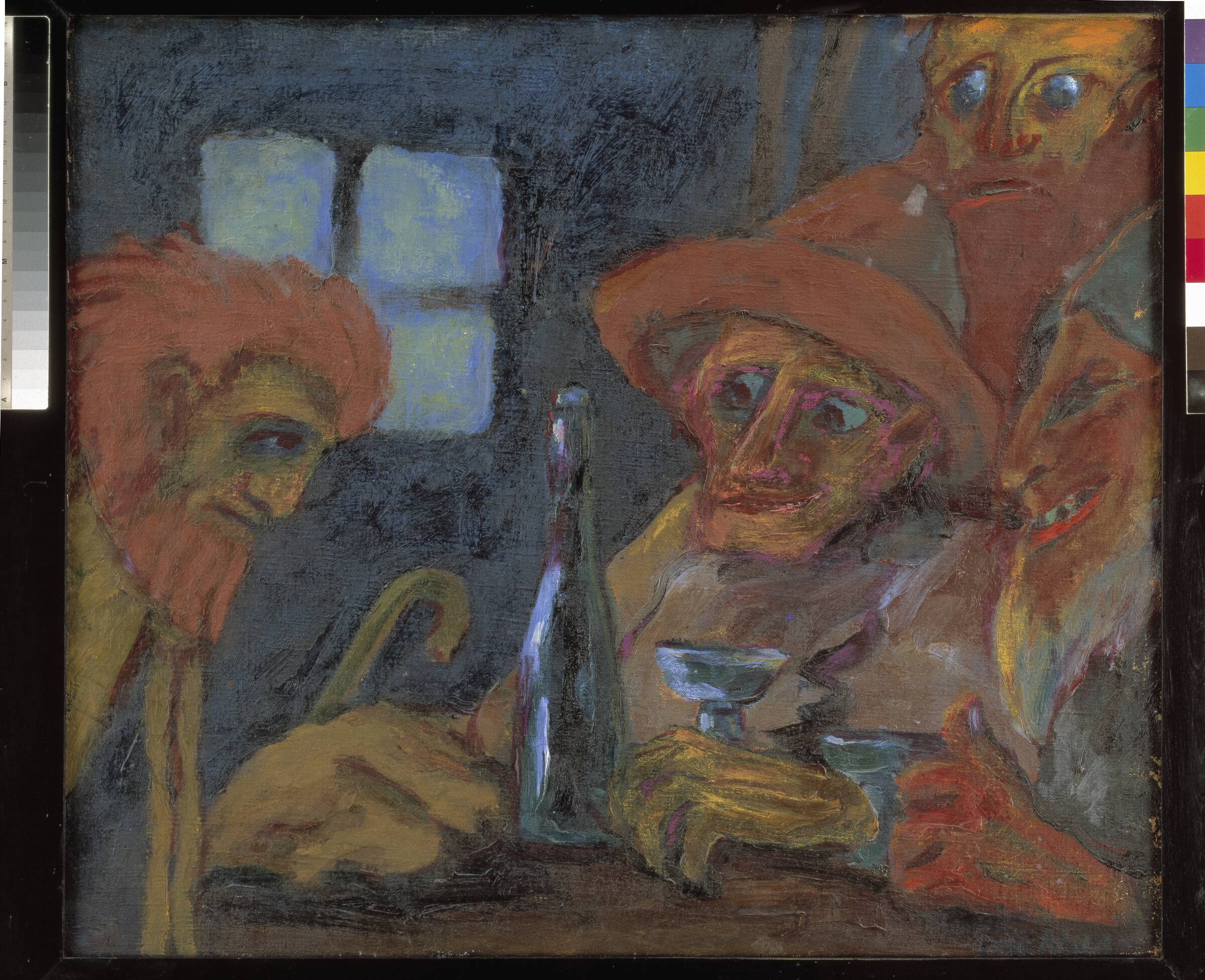Røvere på Bombüll, Emil Nolde, 1917
