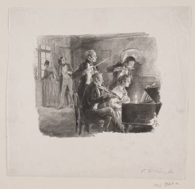 Illustration til H. Hertz: "Spadsereturen"