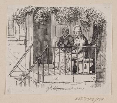 Illustration til "Den Gamle Gravsteen" i H.C. Andersen, "Eventyr og Historier", Bind 2