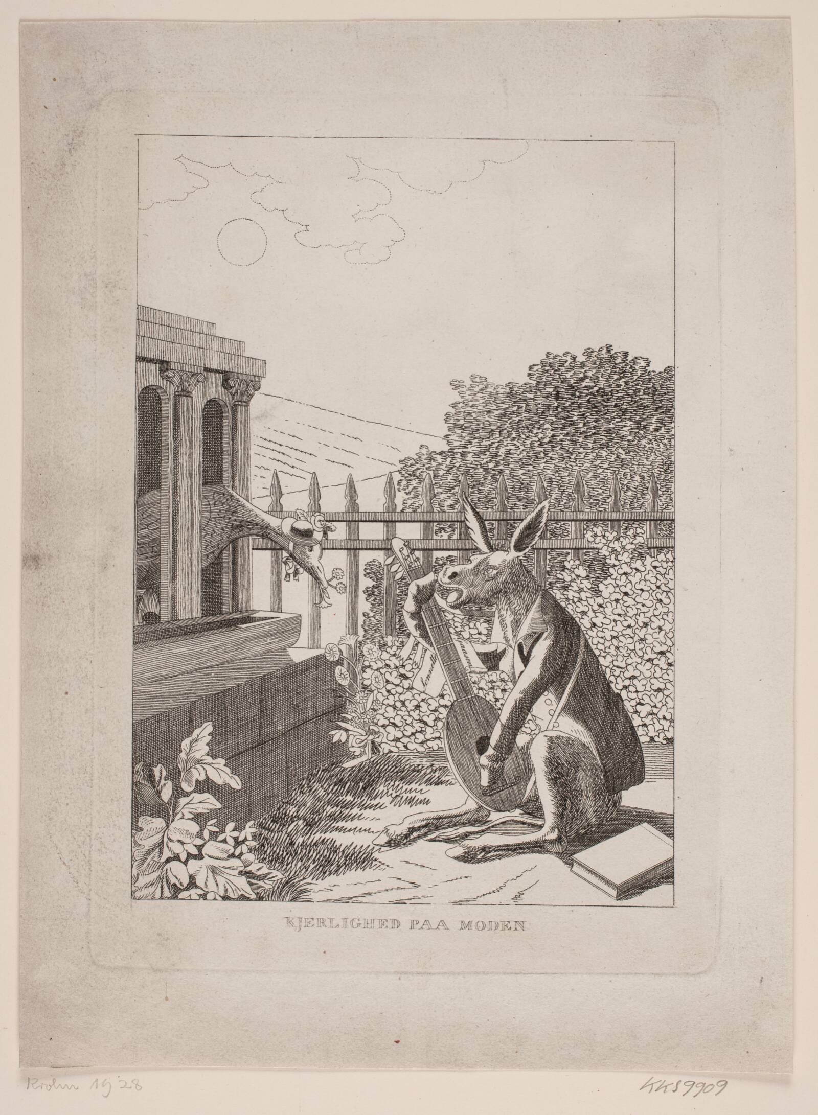 "Kjerlighed paa Moden", Ubekendt, 1834-1866