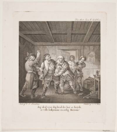 Illustration til Holbergs Komedier
