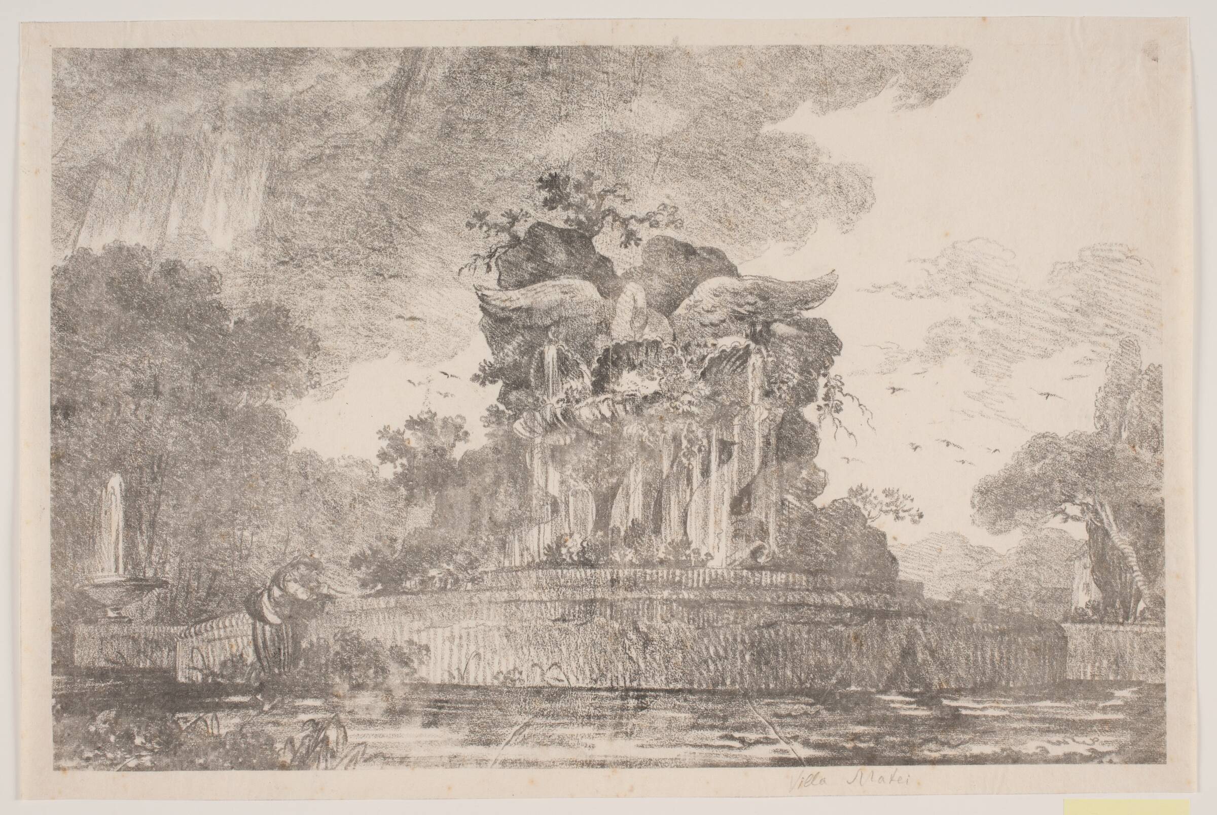 Fontæne med muslingeskaller, Jens Petersen Lund, 1730-1790