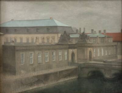 Fra det gamle Christiansborg. Sent efterår