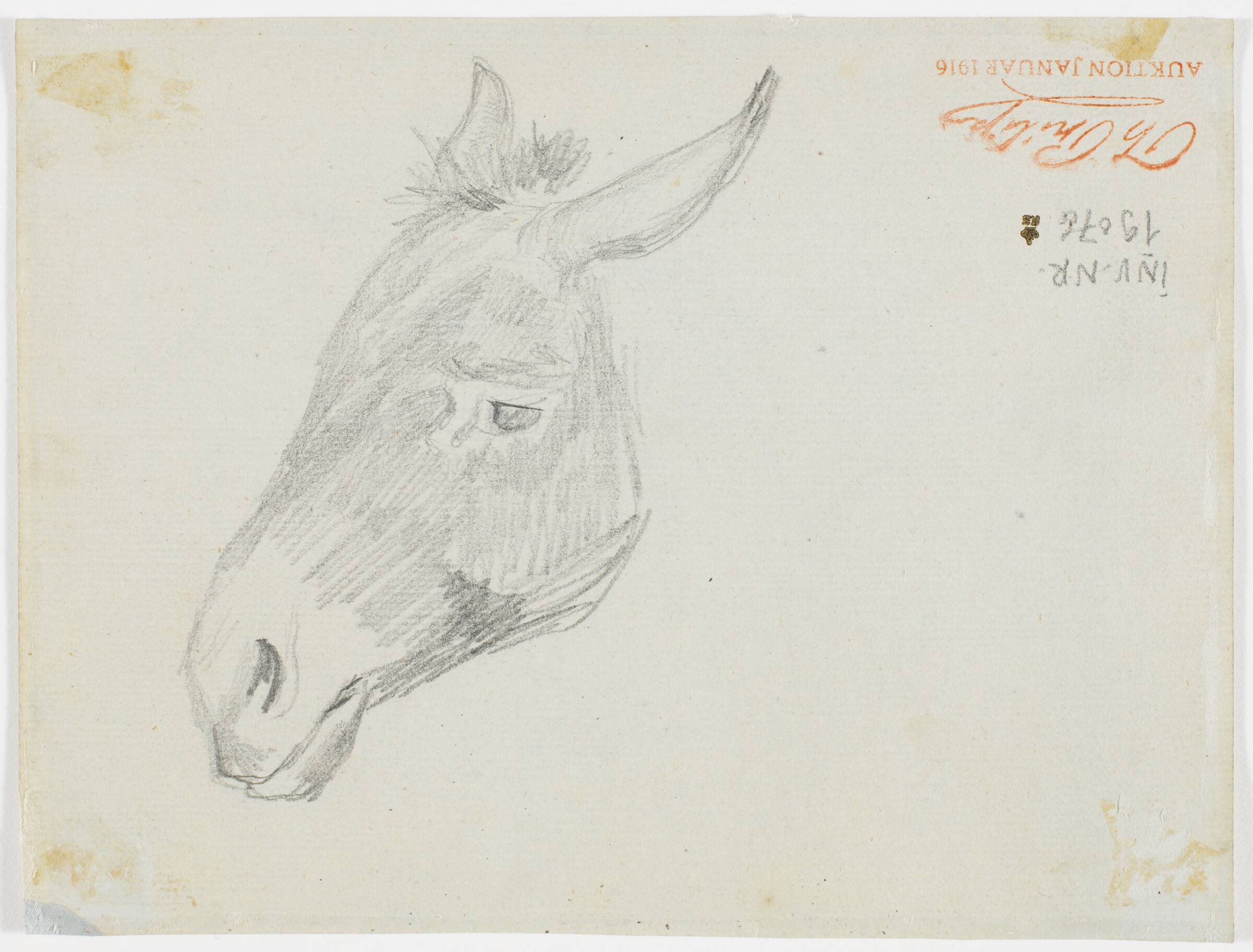 Muldyr. Italien, Theodor Philipsen, 1883