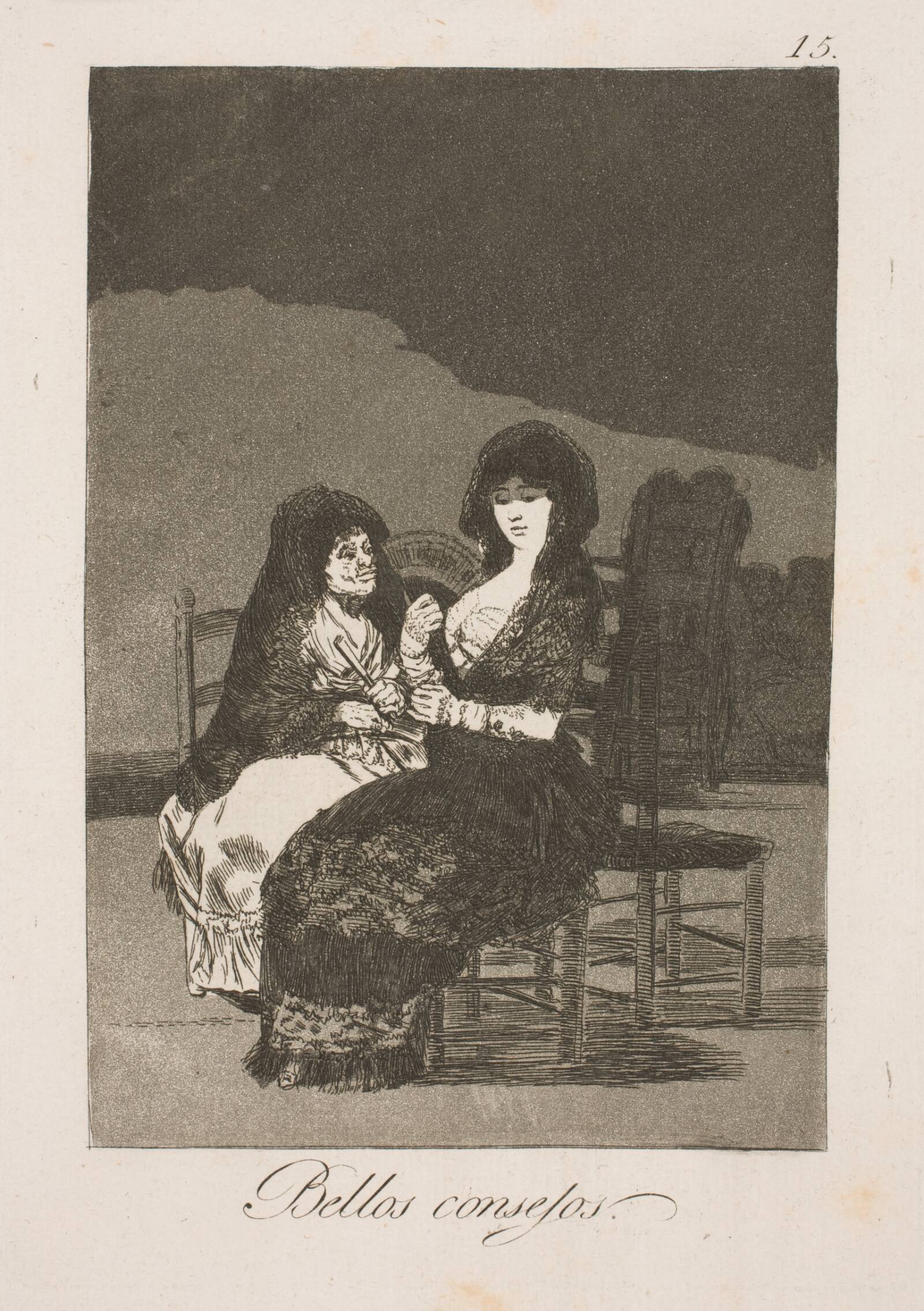 Gode råd, Francisco de Goya, 1797-1798
