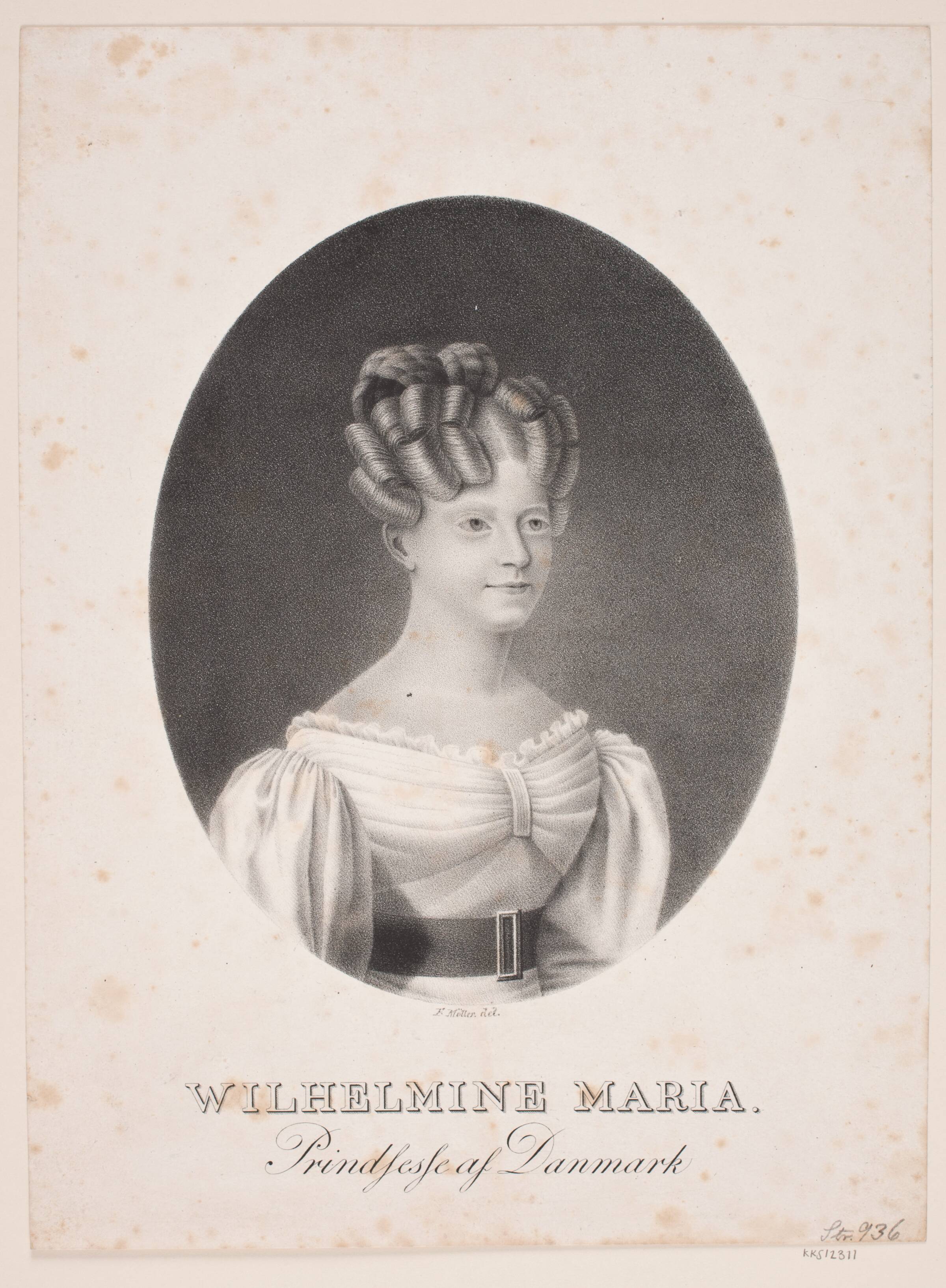 Prinsesse Vilhelmine, J.F. Møller, 1828
