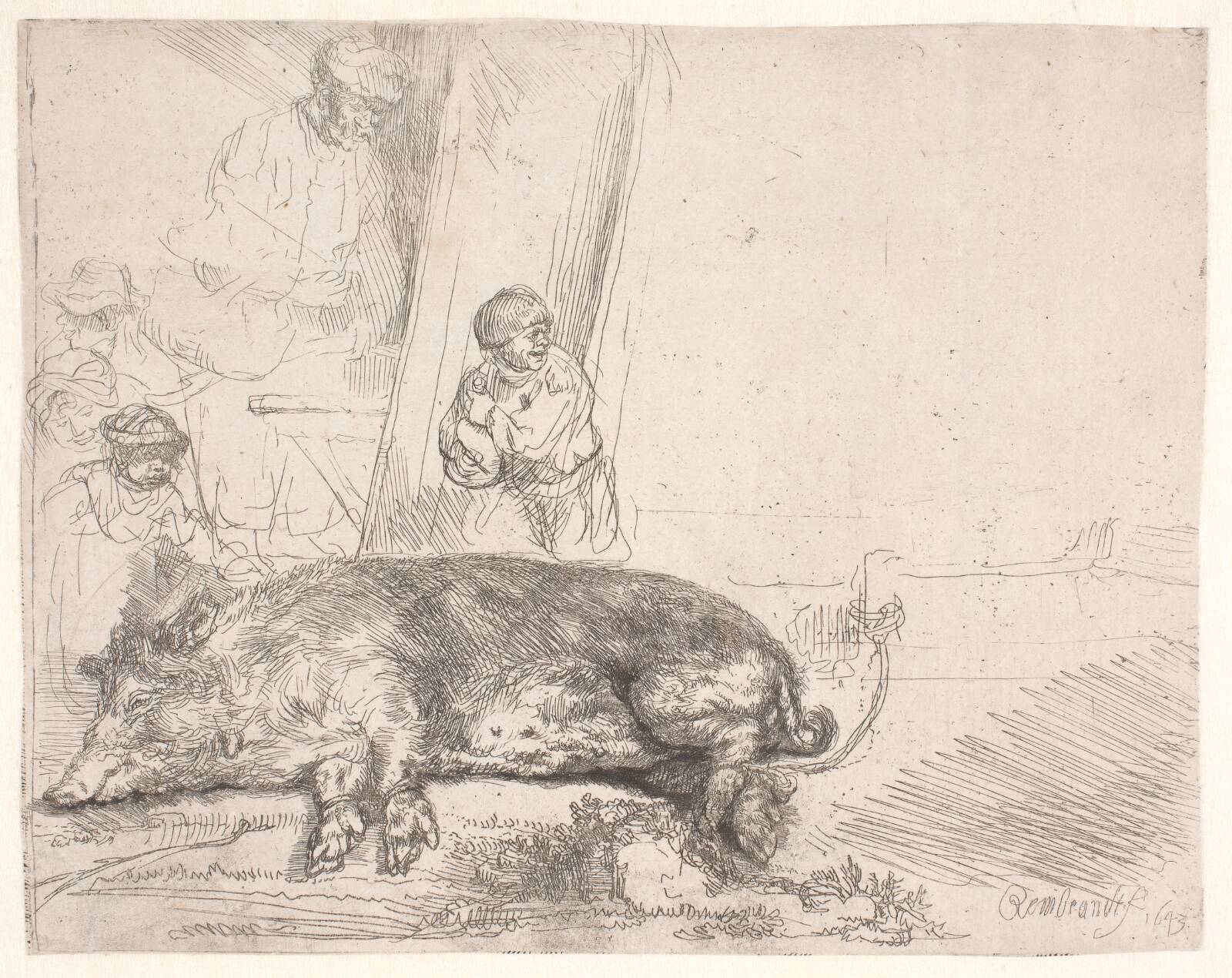 Svinet, Rembrandt van Rijn, 1643
