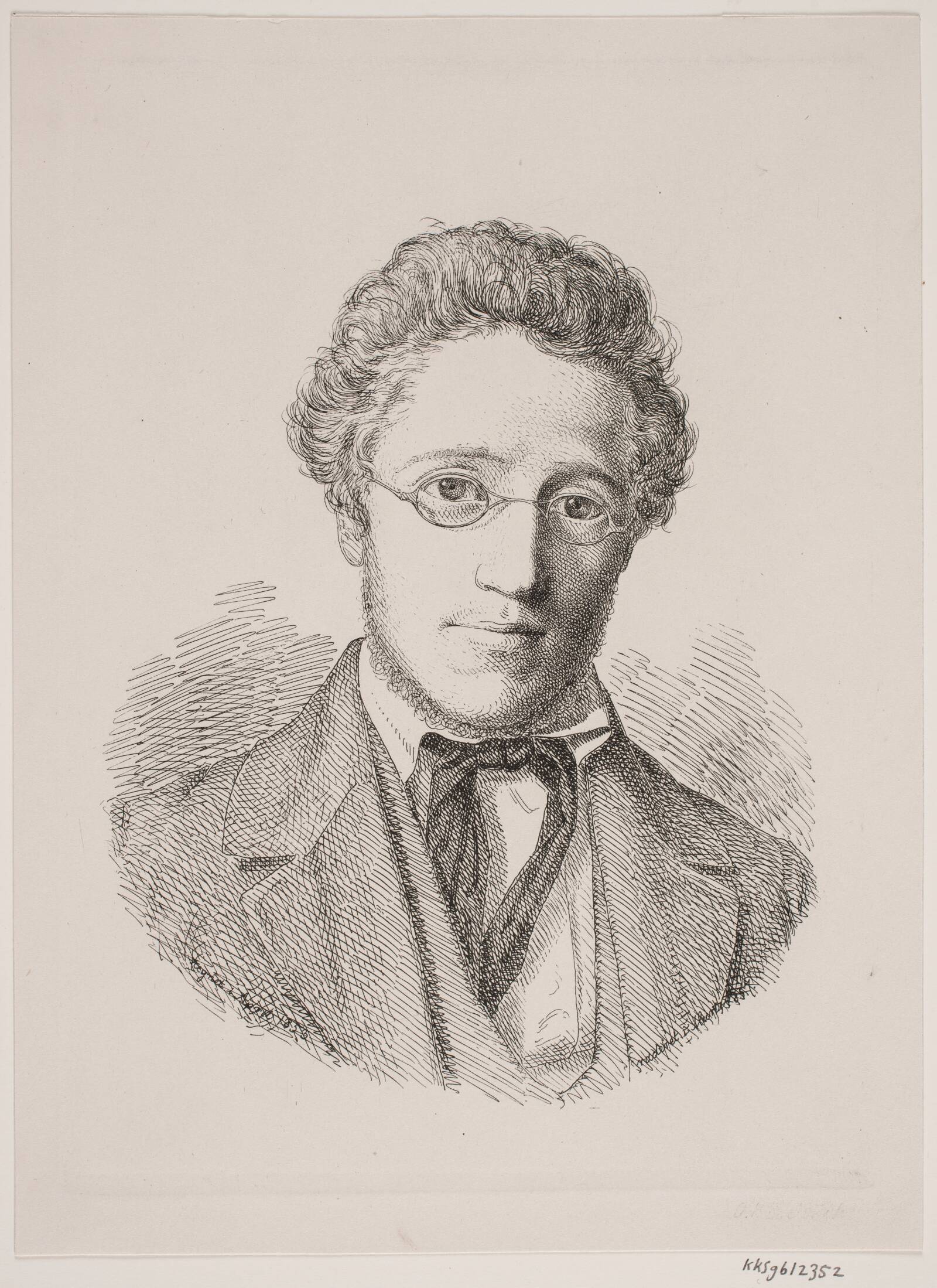 Jørgen Jørgensen, cand. theol., Henrik Olrik, 1857