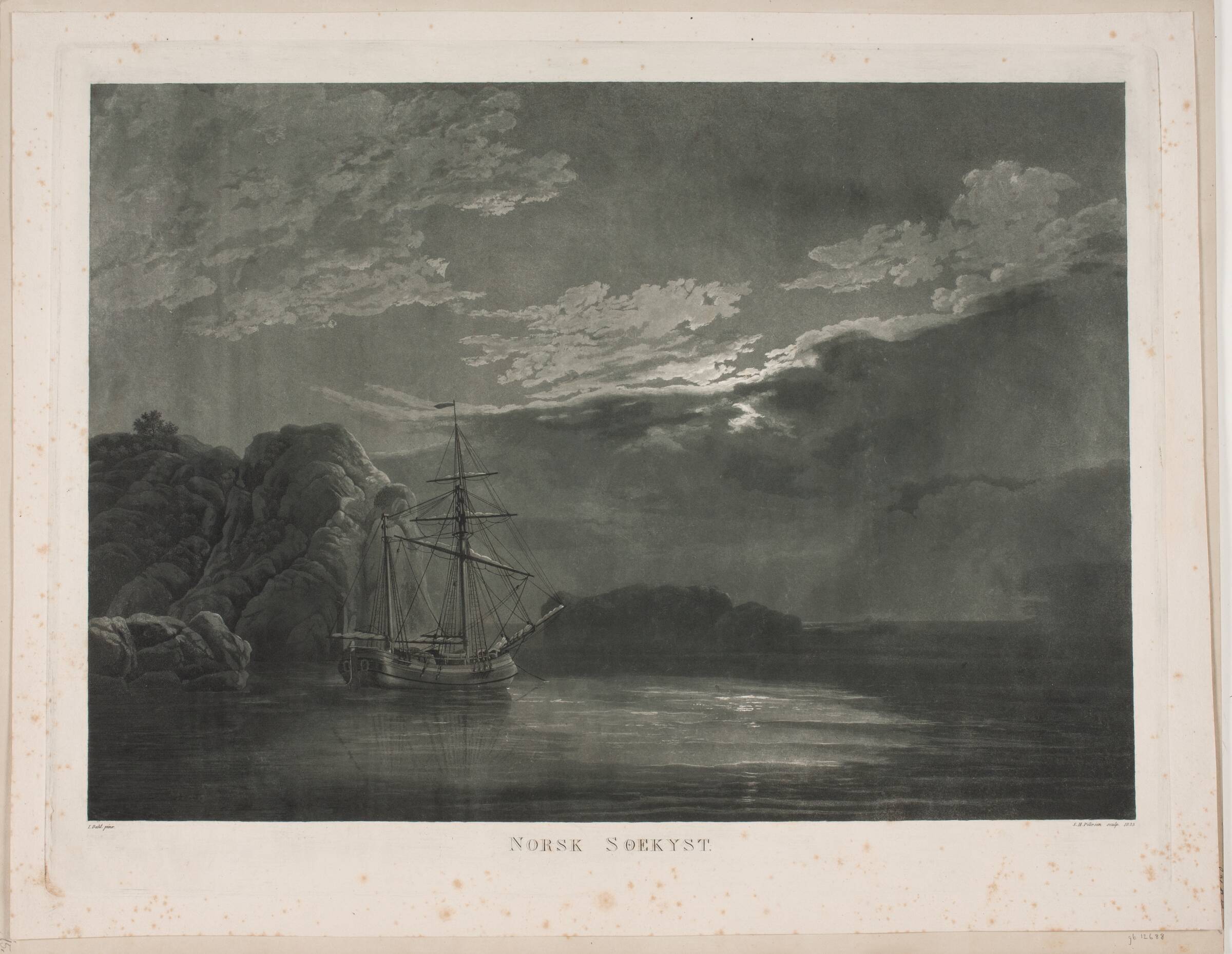 Norsk Søkyst, Søren Henrik Petersen, 1823