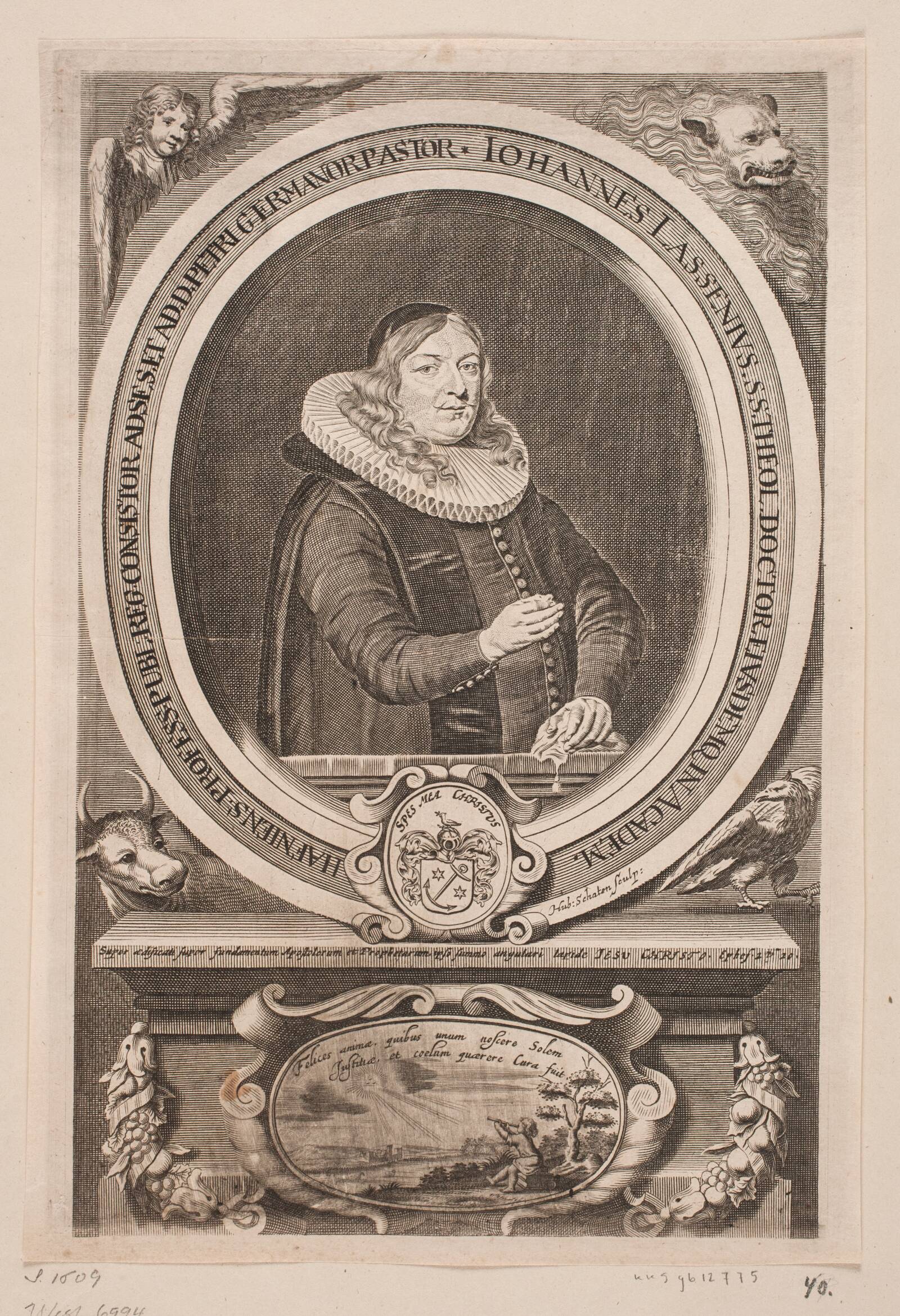 Pastor Johannes Lassenius, Hubert Schaten, 1680-1689