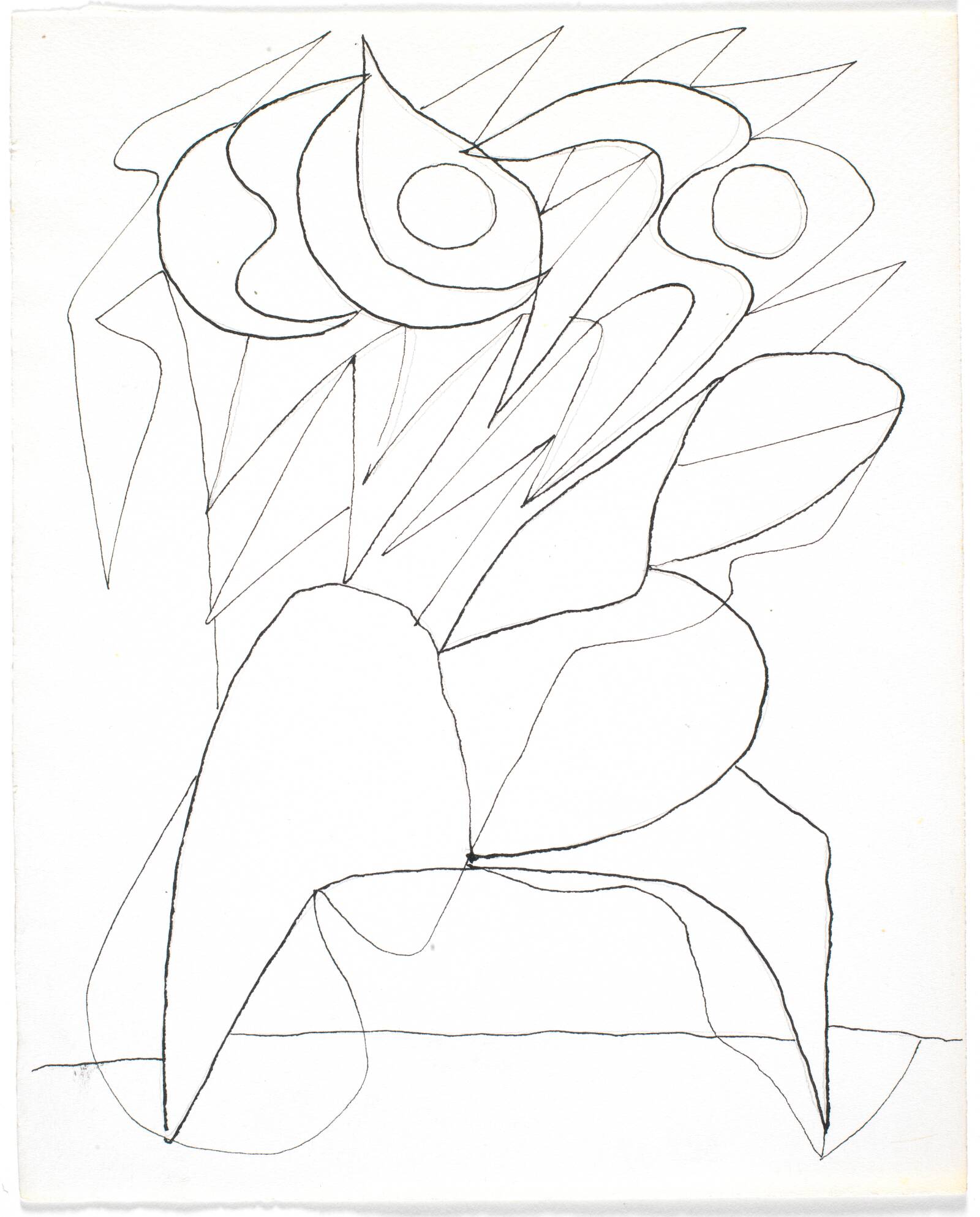 Botanisk figuration, Richard Mortensen, 1940