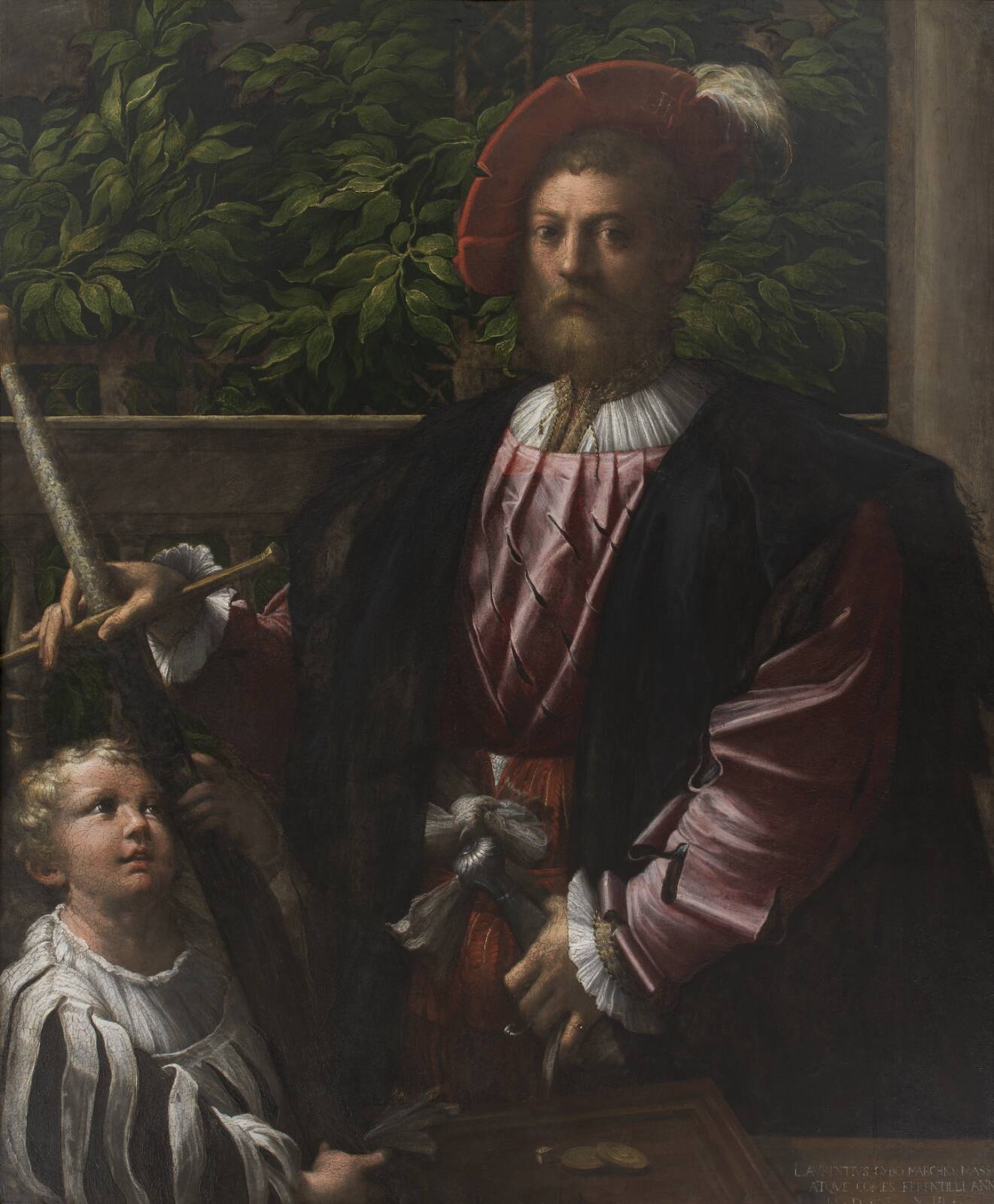Portrait of Lorenzo Cybo, by Parmigianino, 1523