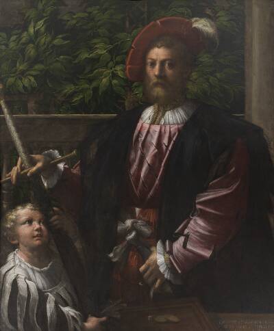 Portræt af Lorenzo Cybo