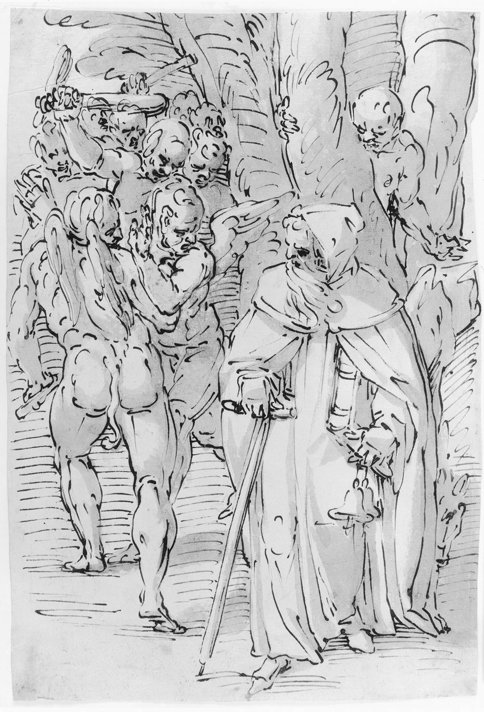 St. Antonius fristelse, Ubekendt, 1550-1600
