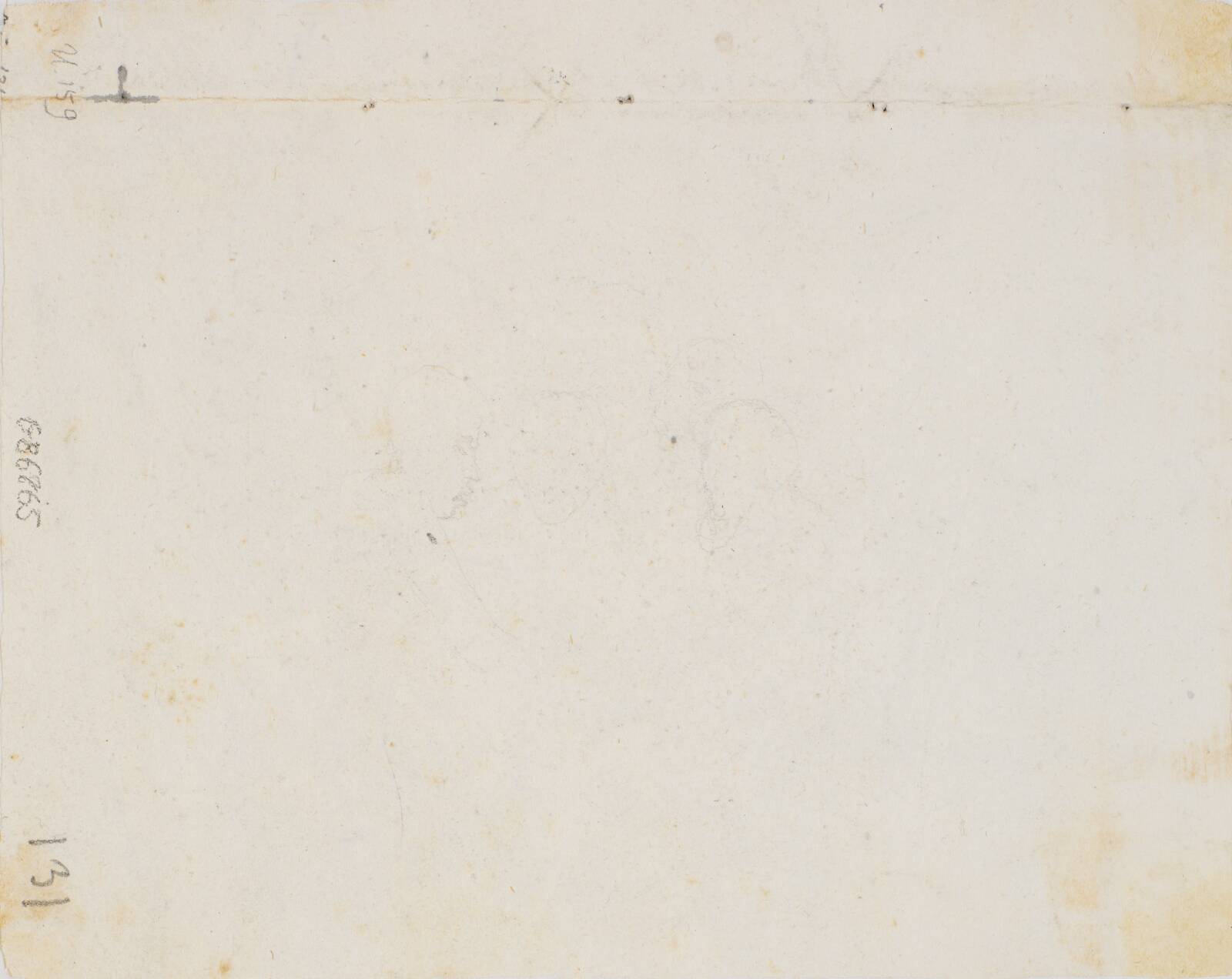 Blyantsrids af ansigter, Wilhelm Marstrand, 1870-1873