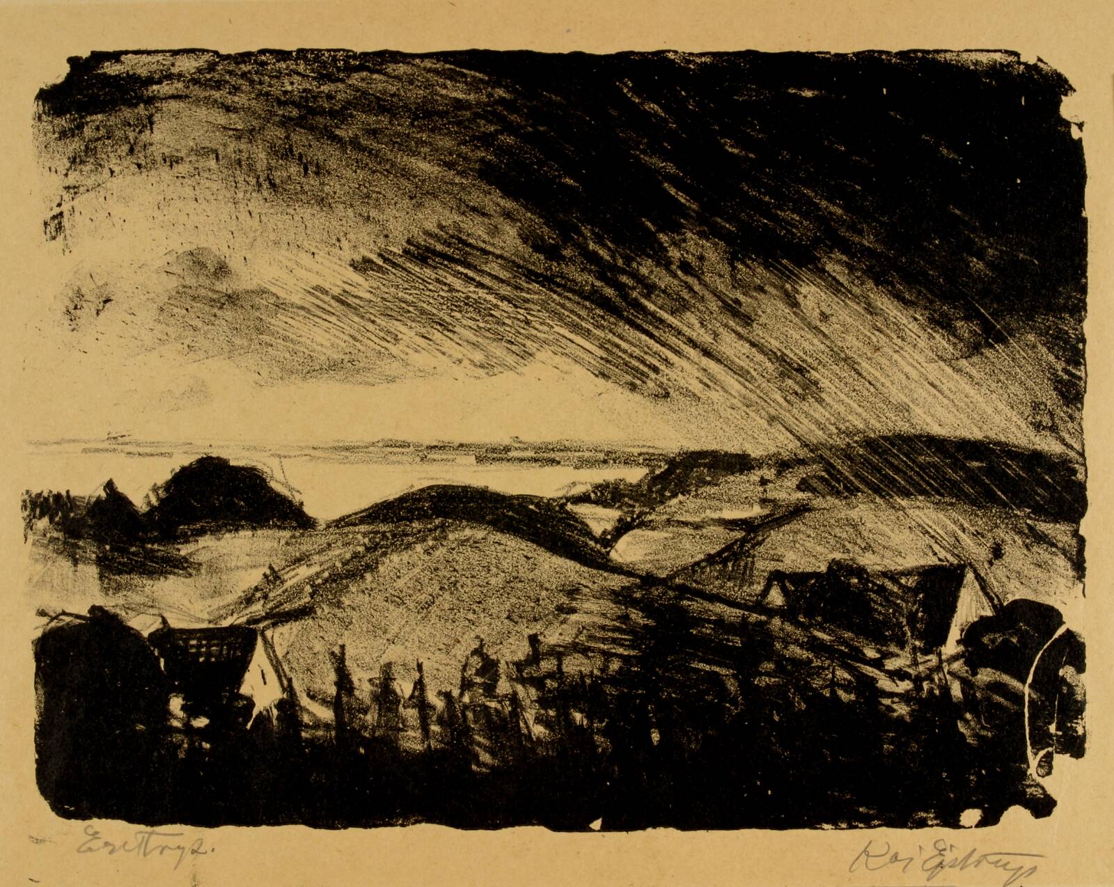 Landskab. Odsherred, Kaj Ejstrup, 1931
