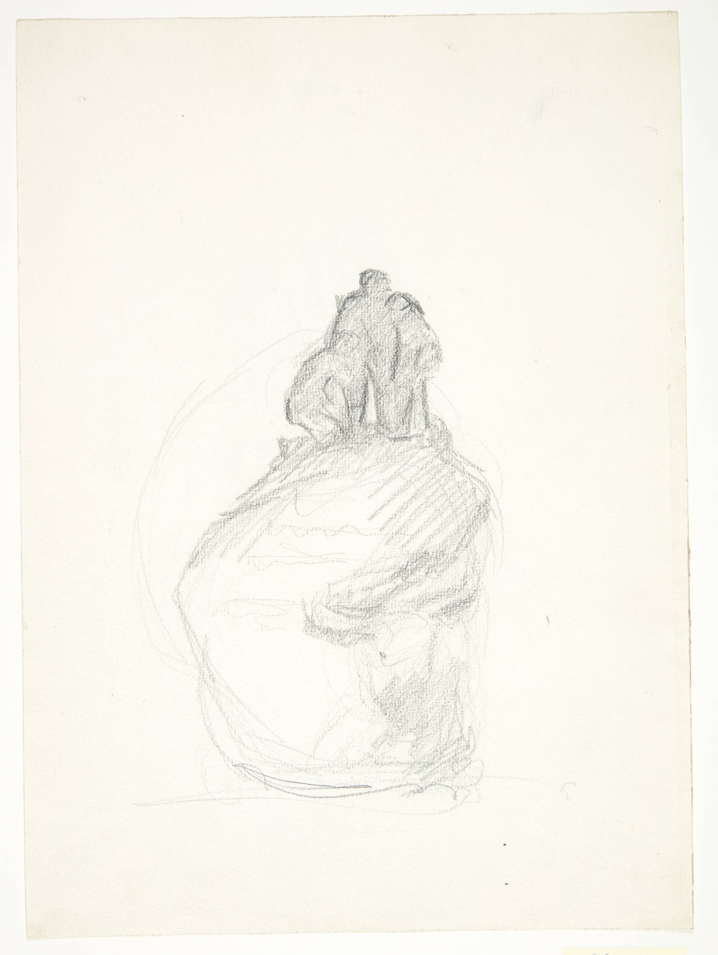 Tre mænd på en klippeblok, Kai Nielsen, 1912