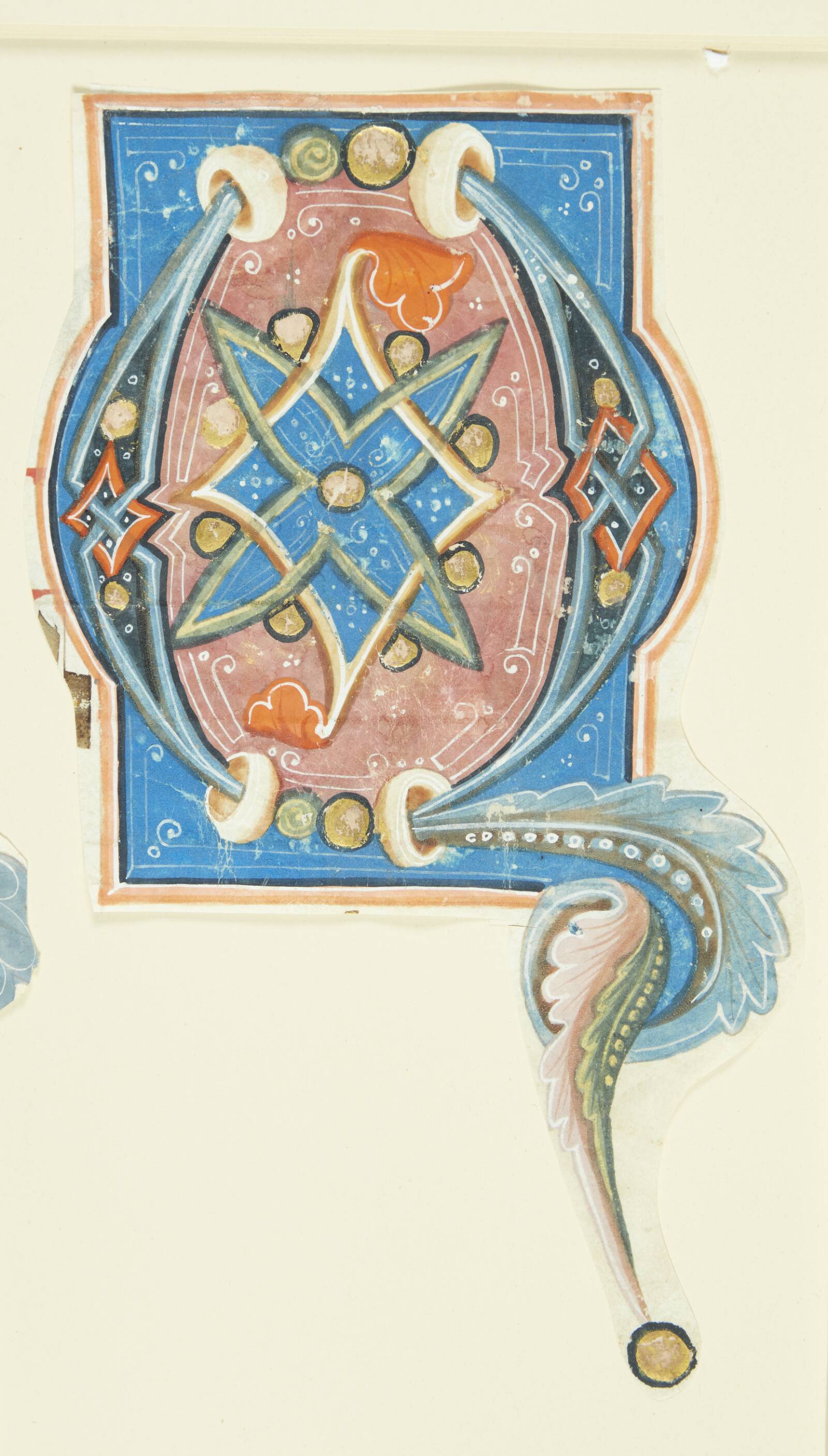 Ornamenteret initial Q, Ubekendt, 1300-1350