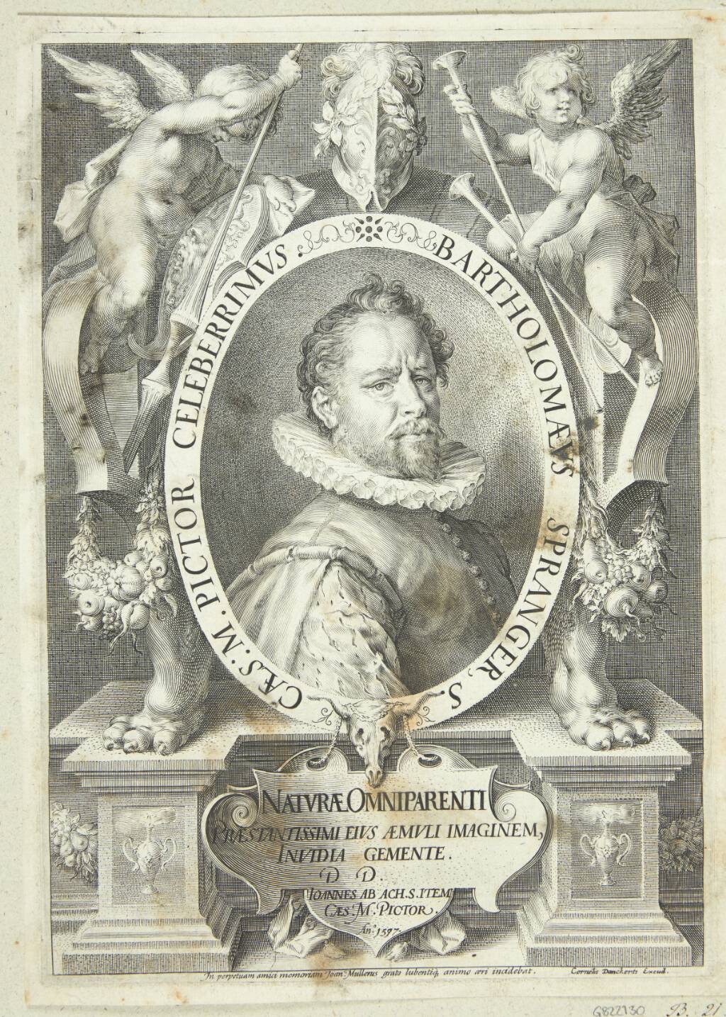 Portræt af Bartholomeus Spranger