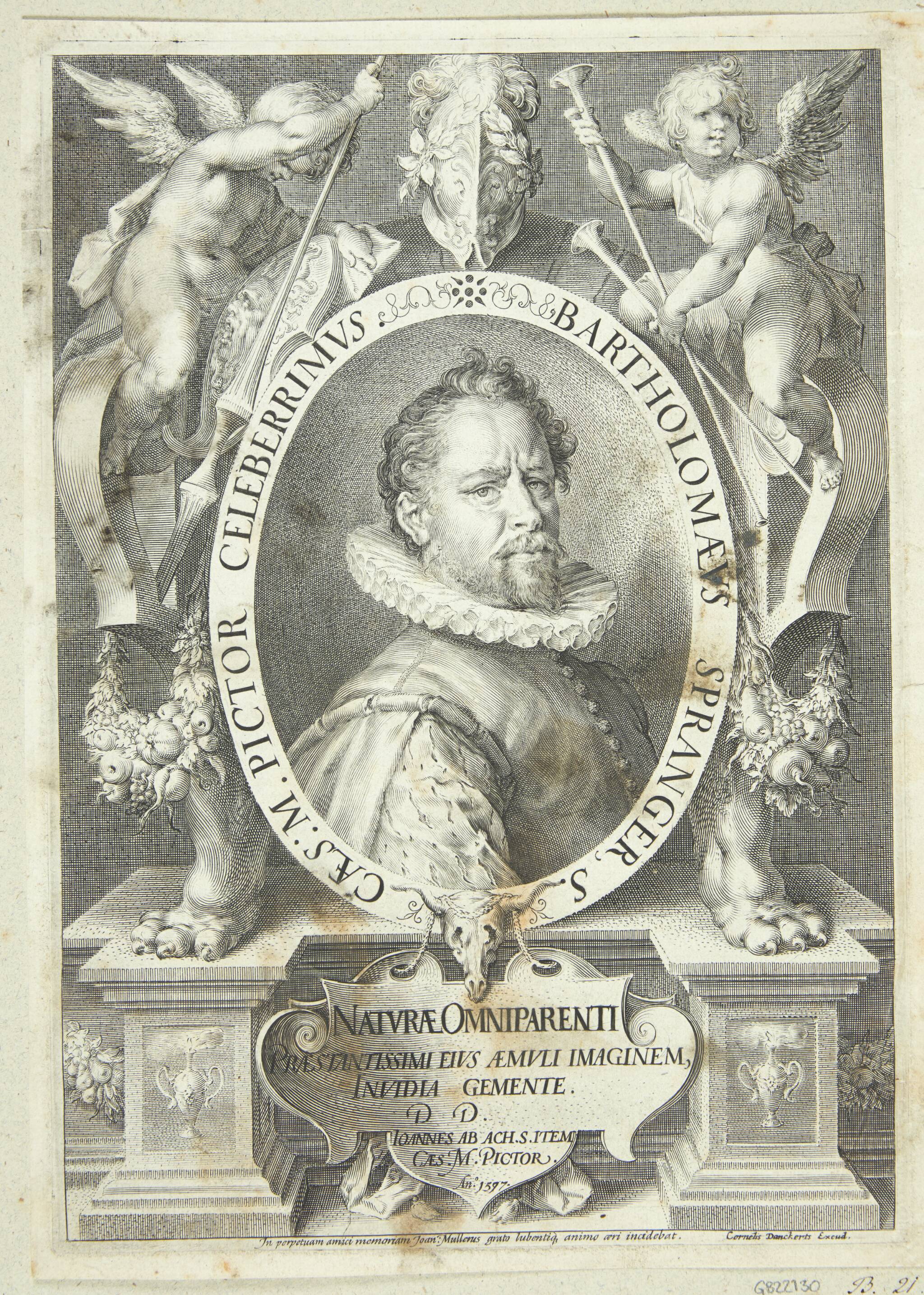 Portræt af Bartholomeus Spranger