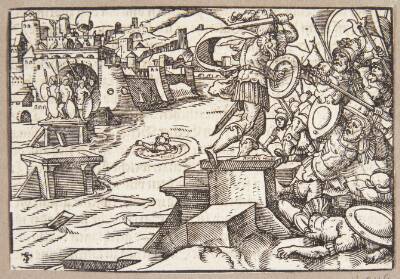Horatius Cocles forsvarer Rom ved broen