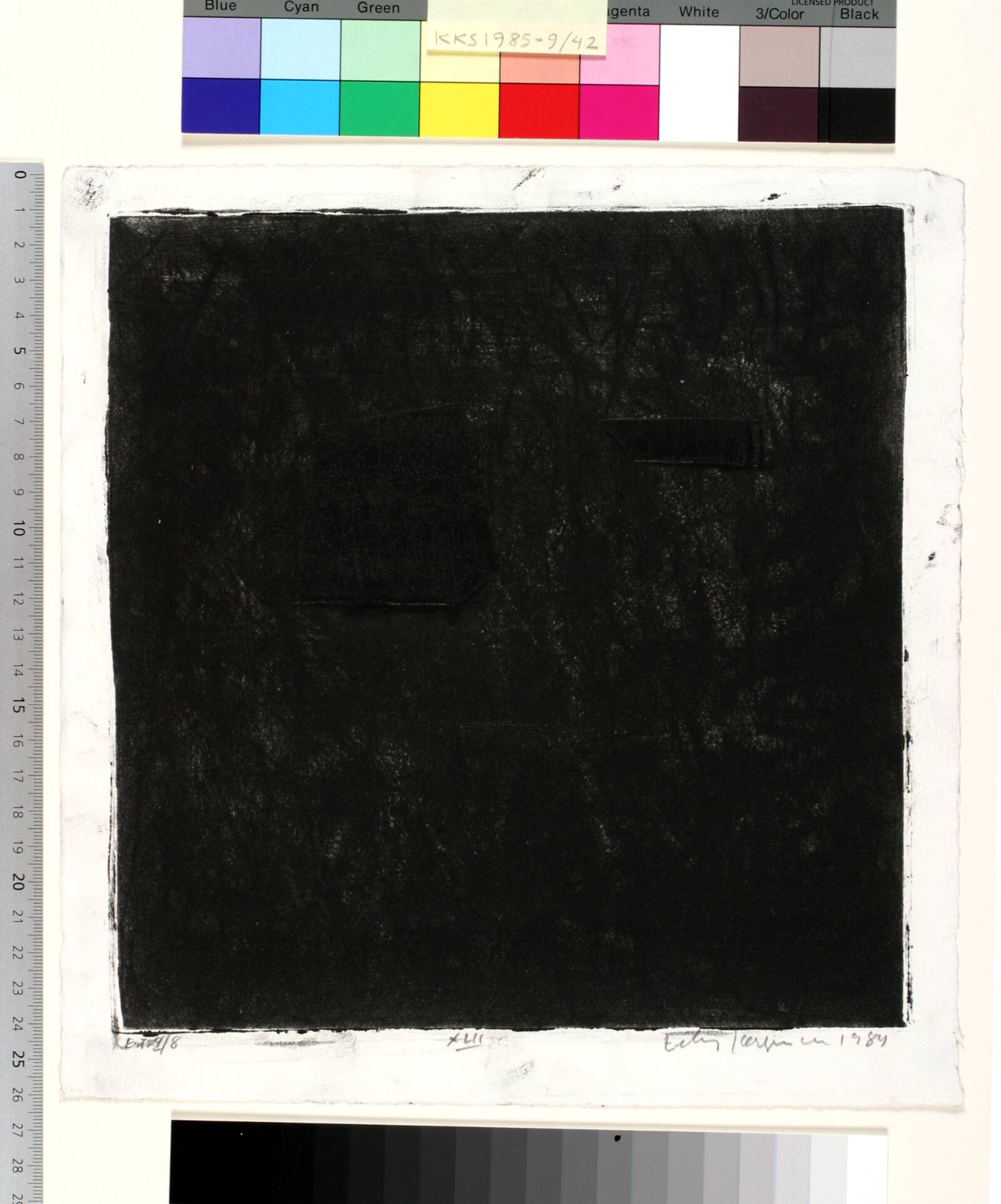 Dagbogsblad XLII, Erling Jørgensen, 1984